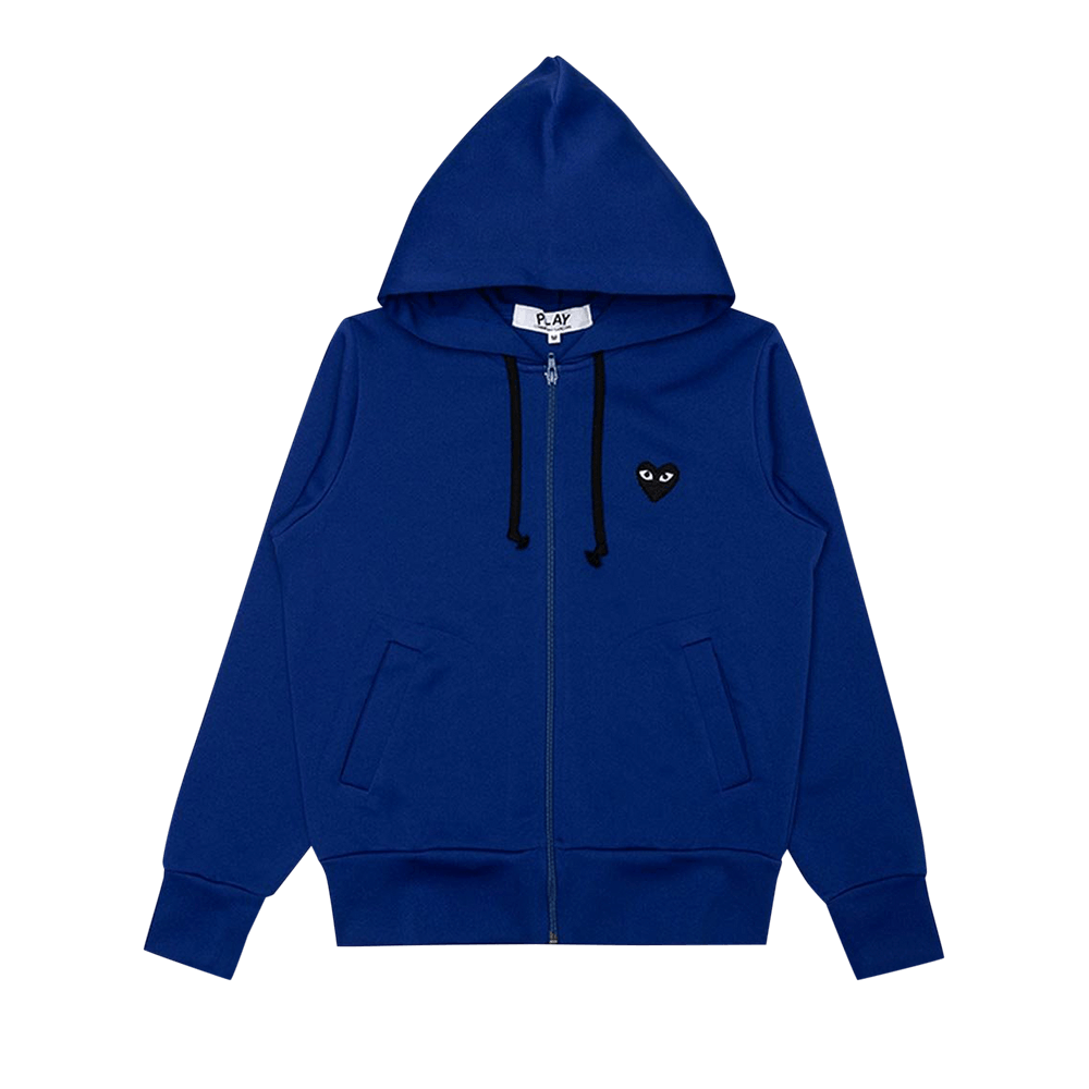 Comme des Garçons PLAY Big Black Heart Hoodie Navy