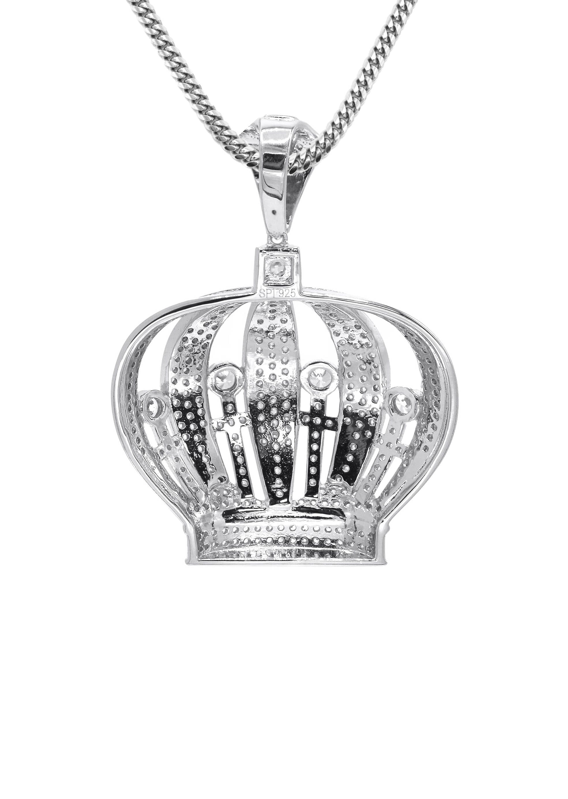 Manufacturer 43 Silver Crown Necklace | 33.2 Grams
