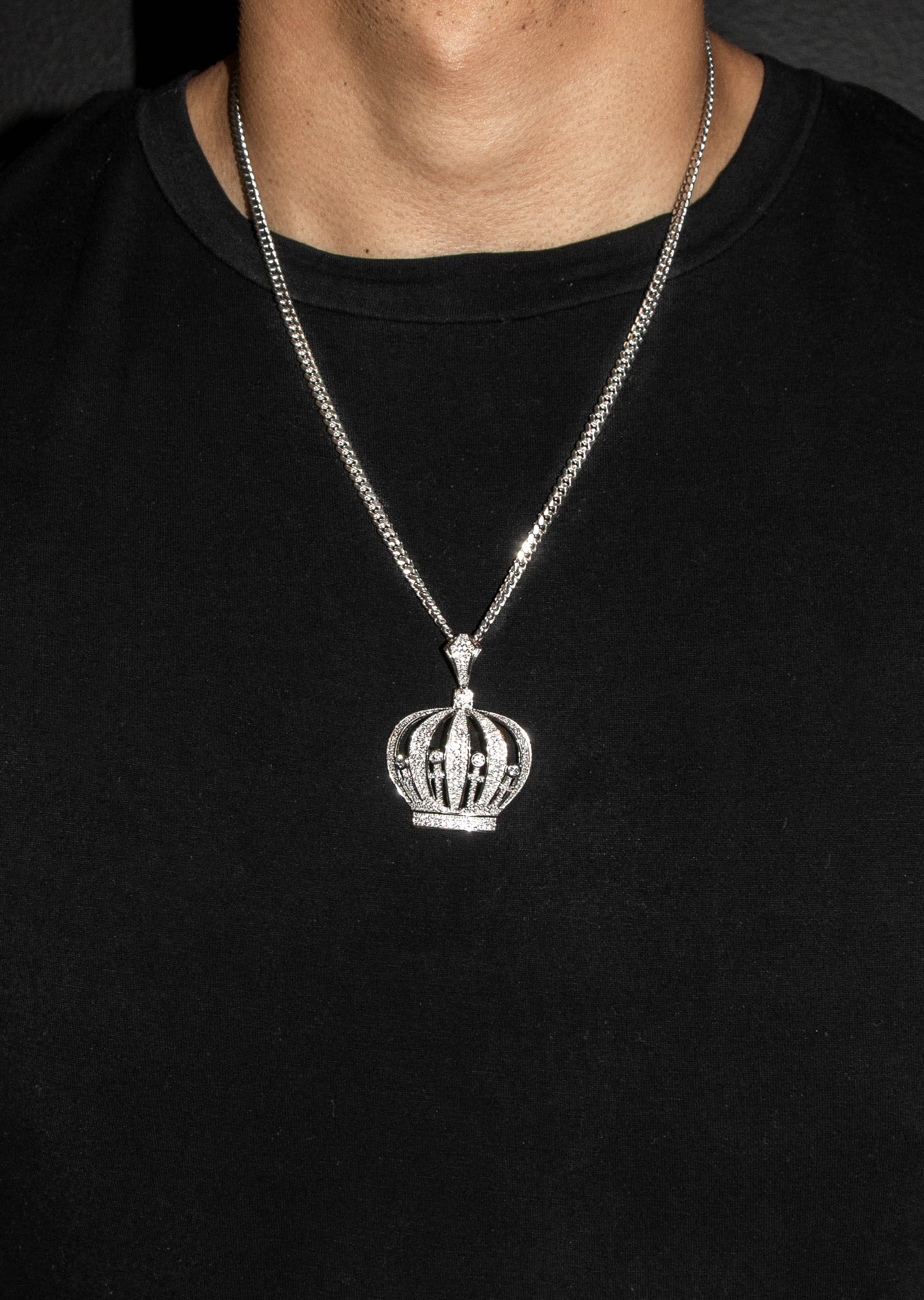 Manufacturer 43 Silver Crown Necklace | 33.2 Grams