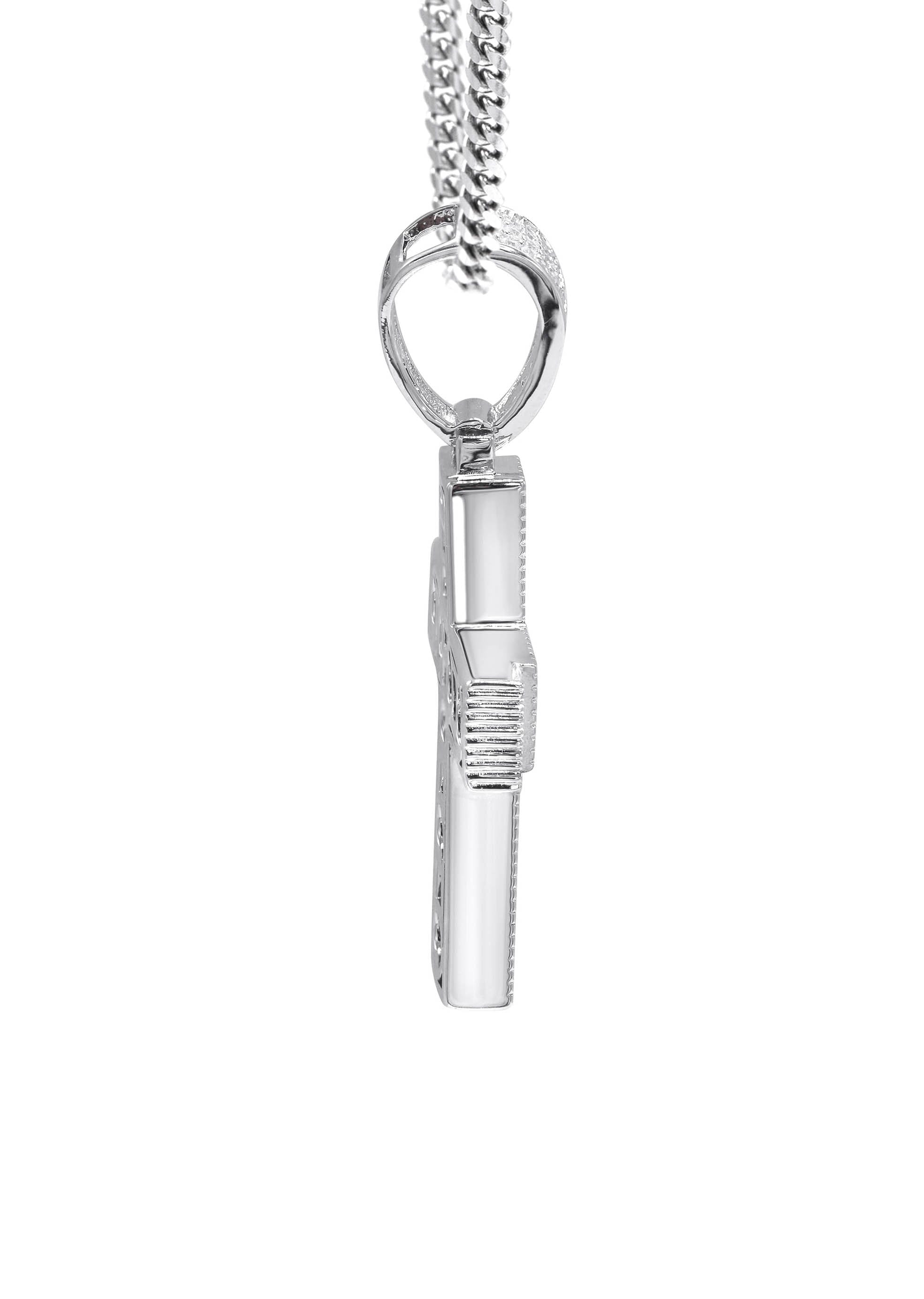 Manufacturer 43 Silver Cross Necklace | 30 Grams