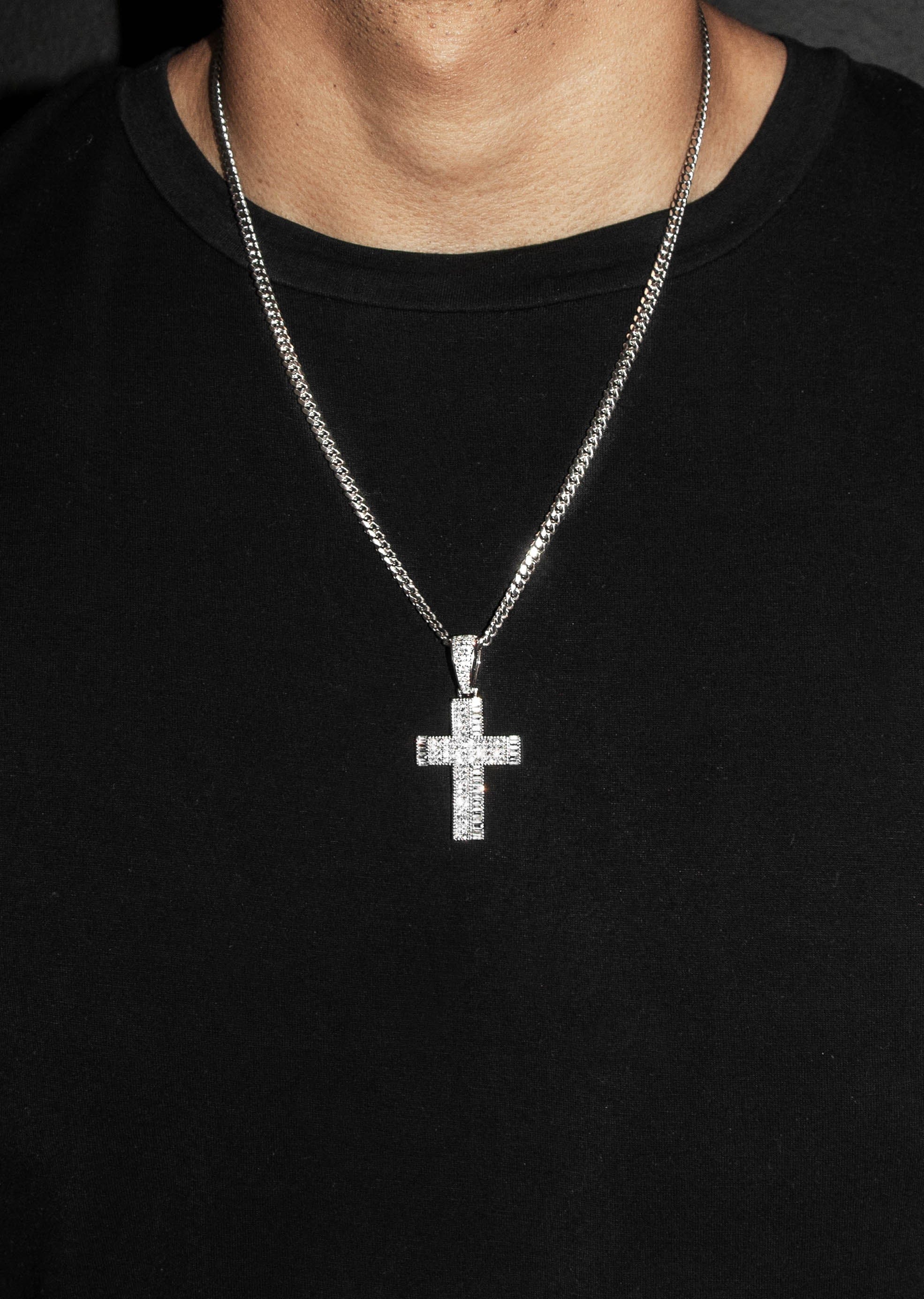 Manufacturer 43 Silver Cross Necklace | 30 Grams
