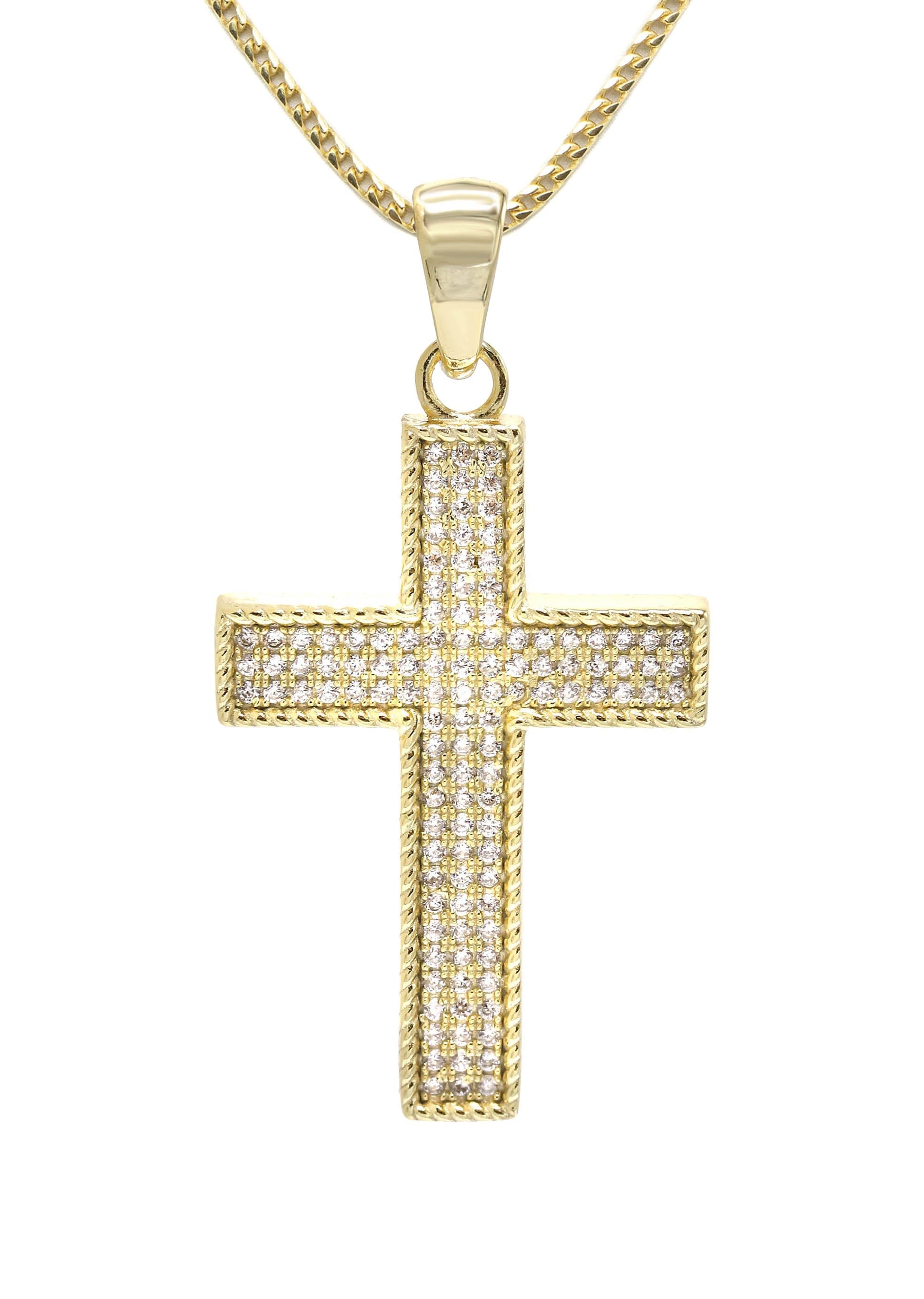 Manufacturer 43 Silver Necklace - Gold Cross Necklace | 12.7 Grams