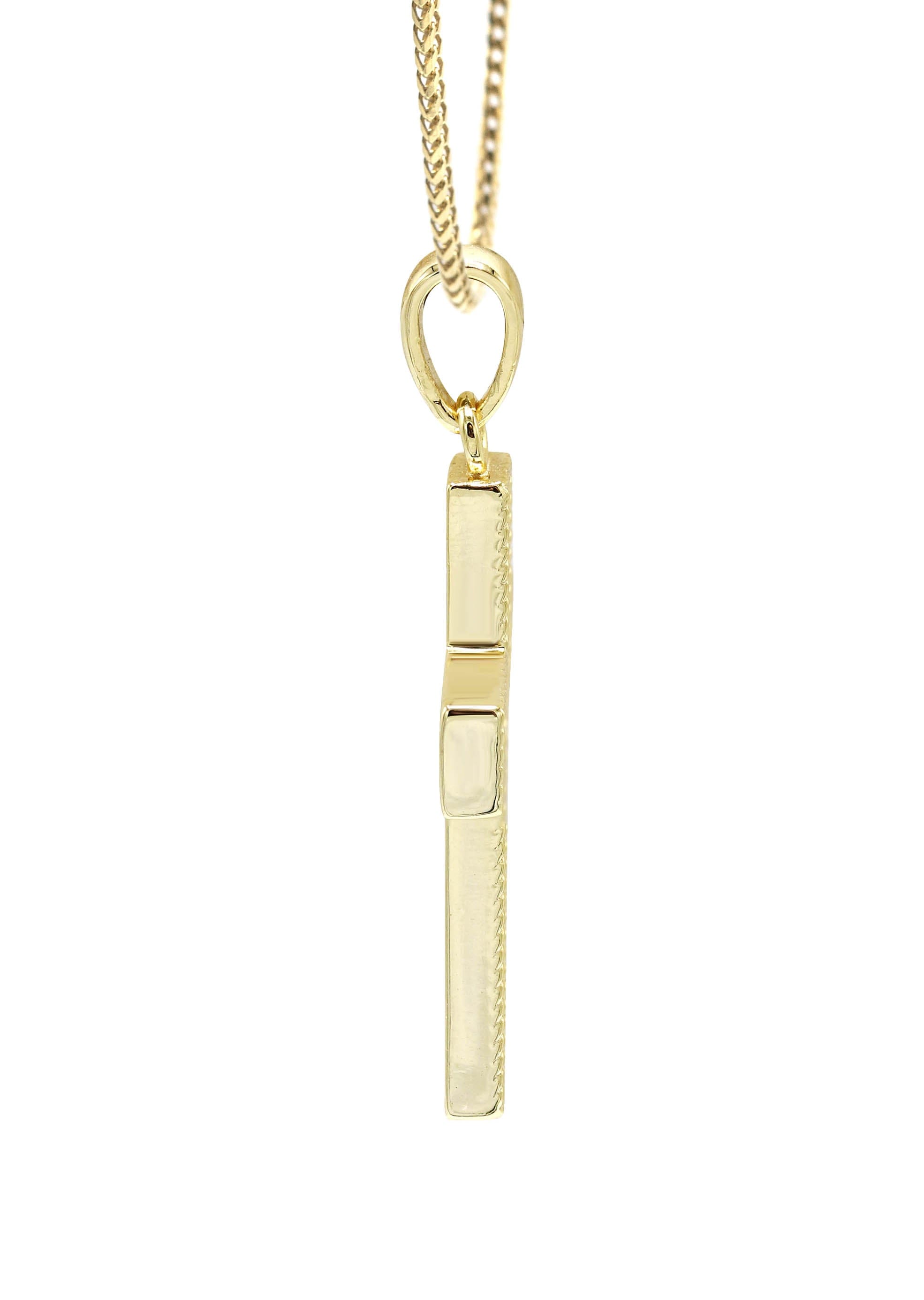 Manufacturer 43 Silver Necklace - Gold Cross Necklace | 12.7 Grams