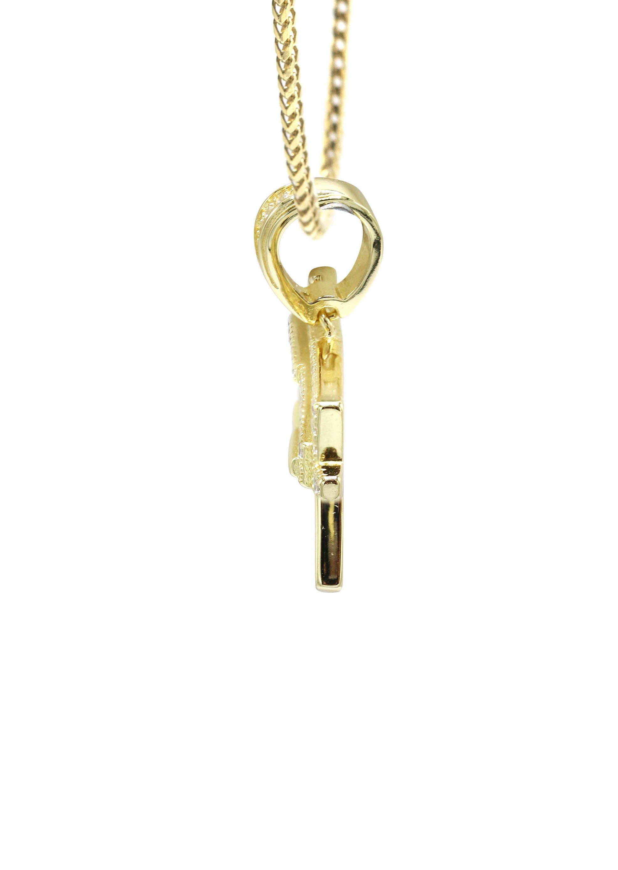 Manufacturer 43 Silver Necklace - Gold Gun Necklace | 15 Grams