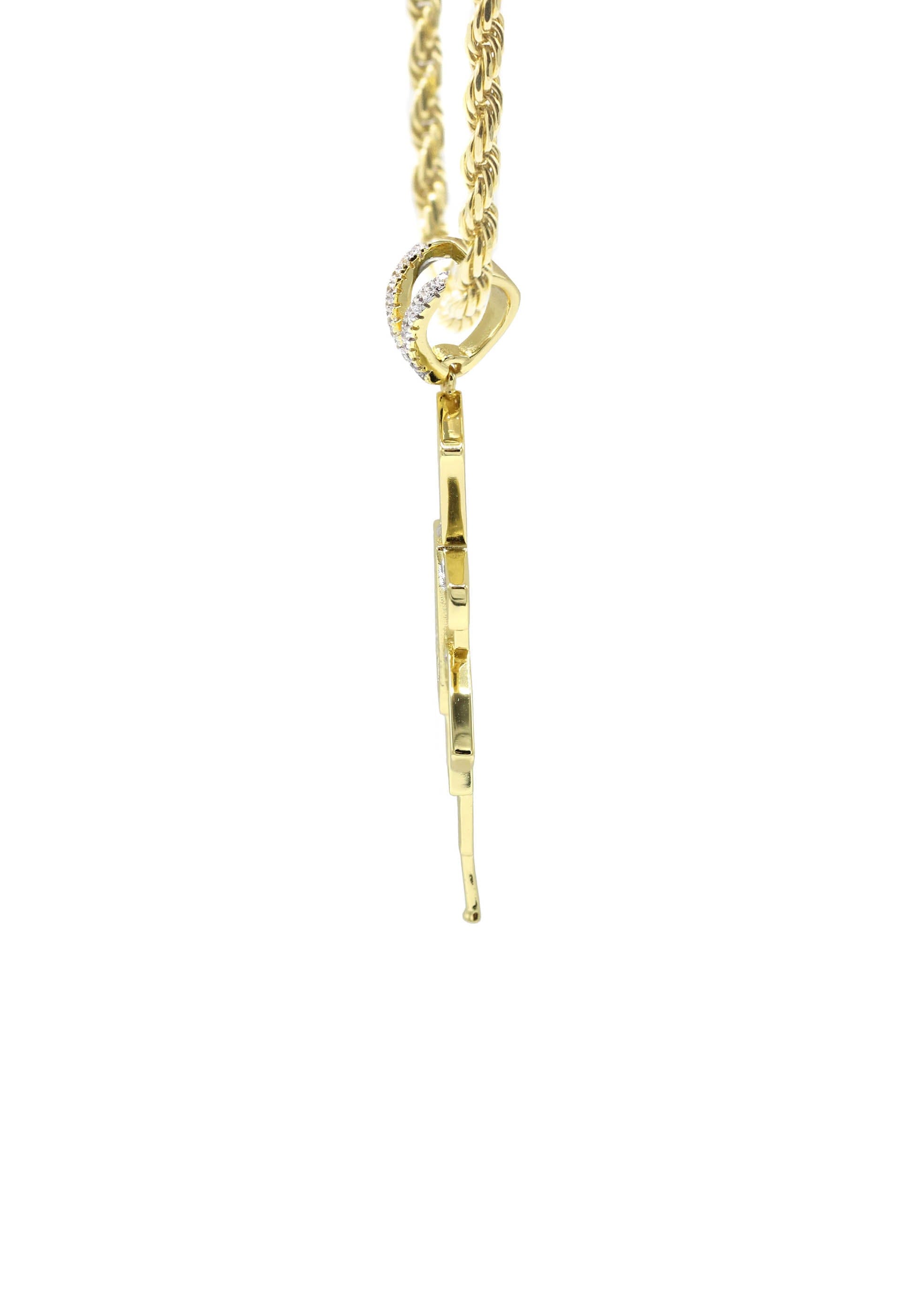 Manufacturer 43 Silver Necklace - Gold Gun Necklace | 14 Grams