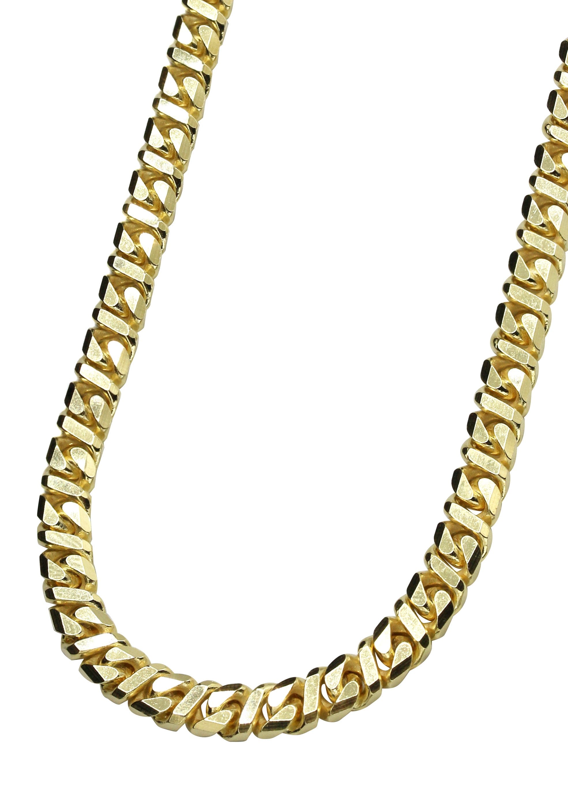Manufacturer 43 Silver Chain - Mens Gold Chain / Dollar Cuban Chain