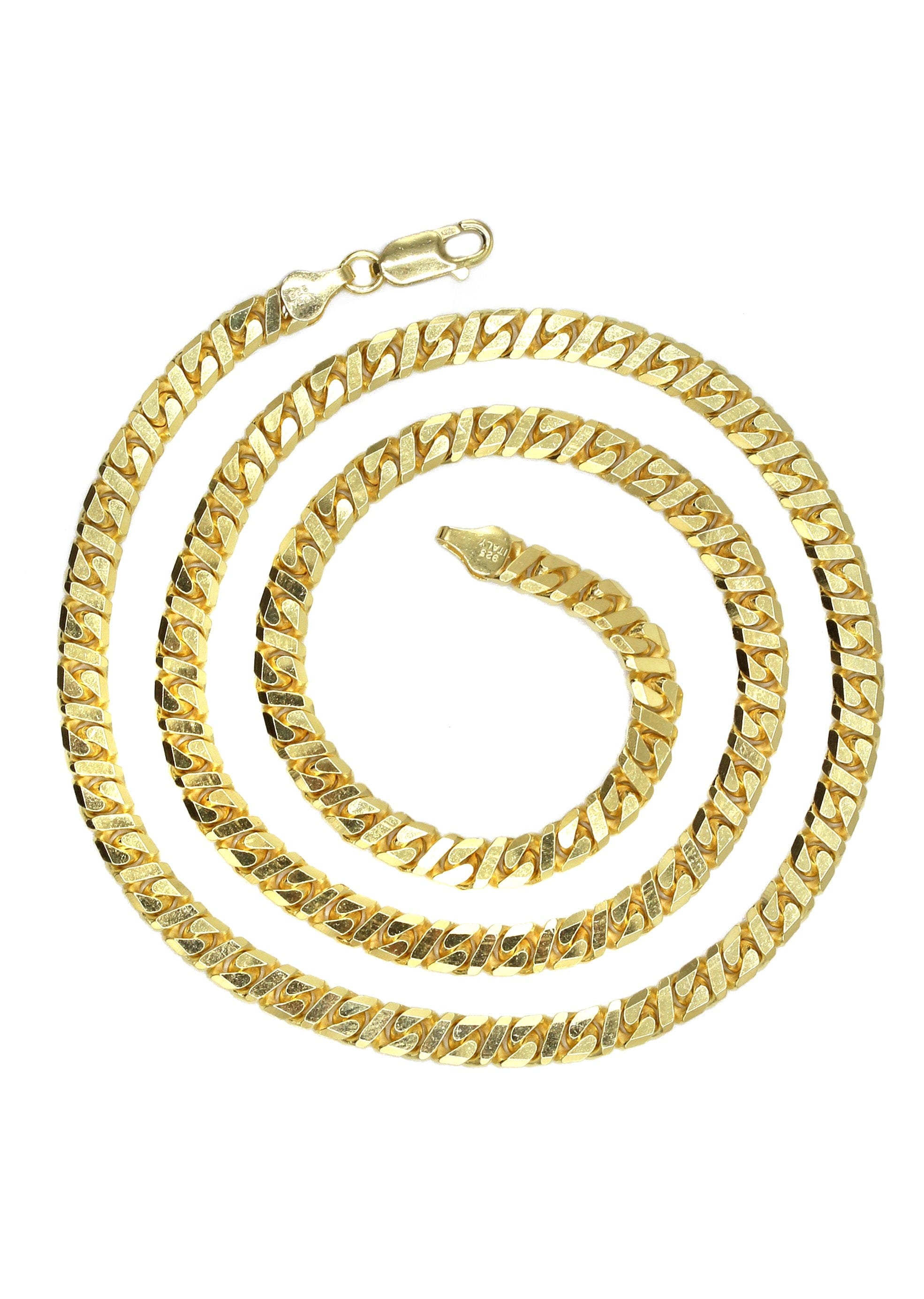 Manufacturer 43 Silver Chain - Mens Gold Chain / Dollar Cuban Chain