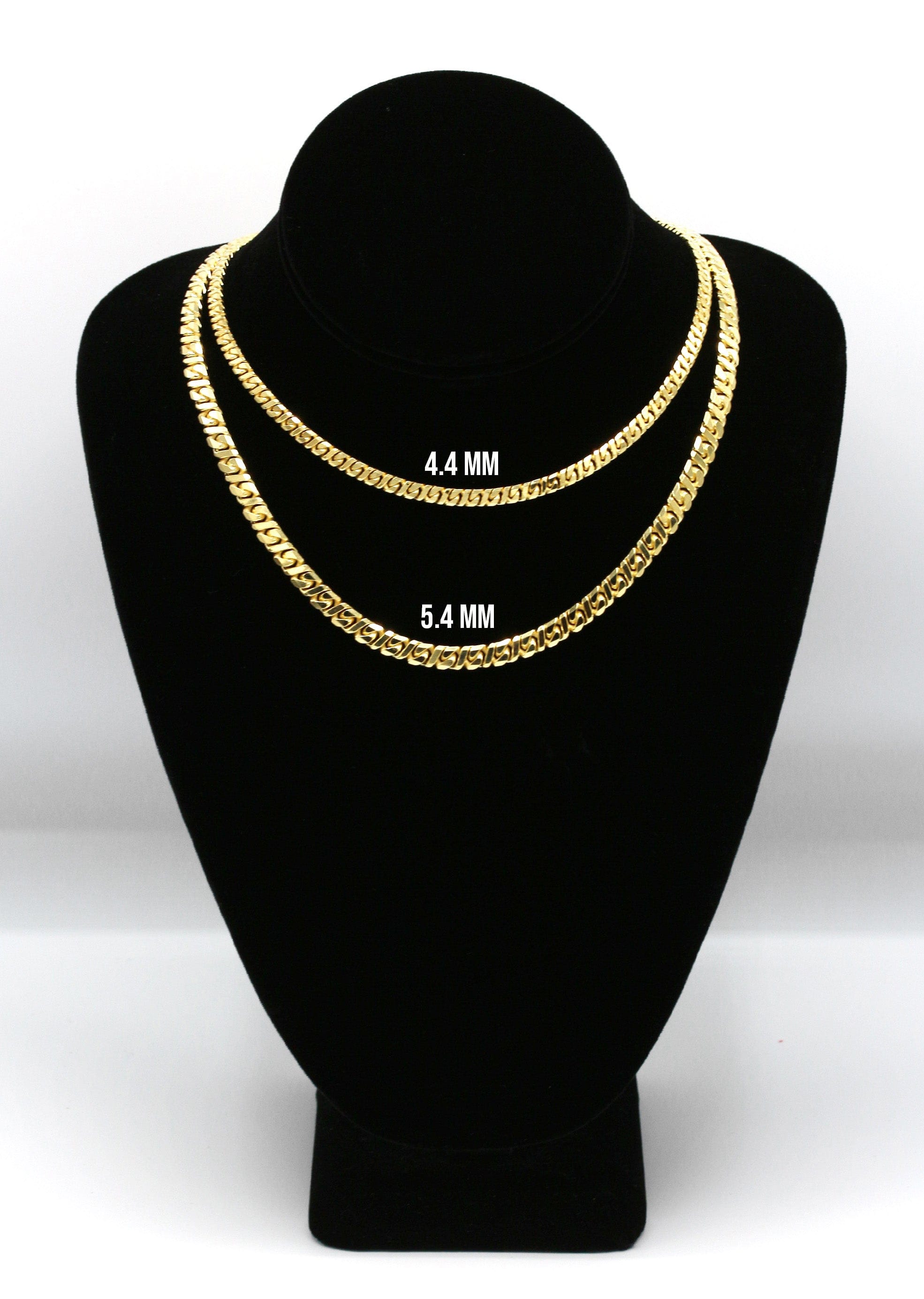 Manufacturer 43 Silver Chain - Mens Gold Chain / Dollar Cuban Chain