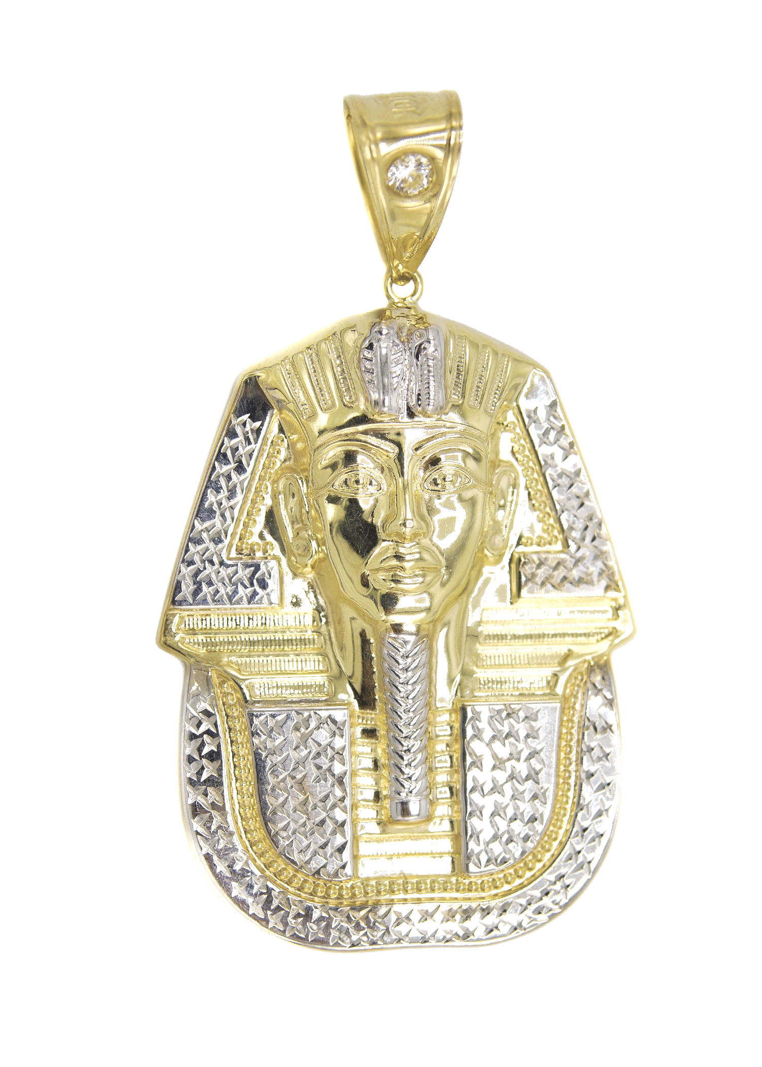 Manufacturer 1 10K Yellow Gold Pharaoh Pendant | Customizable Size