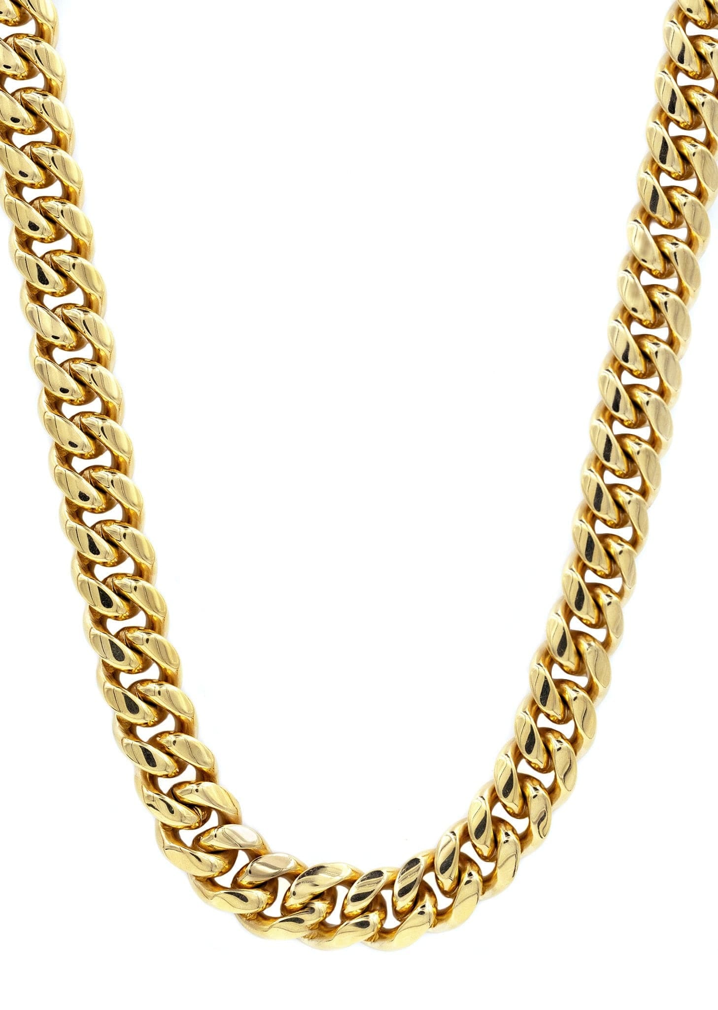 Manufacturer 30 14K Gold Plated Cuban Link Chain For Men