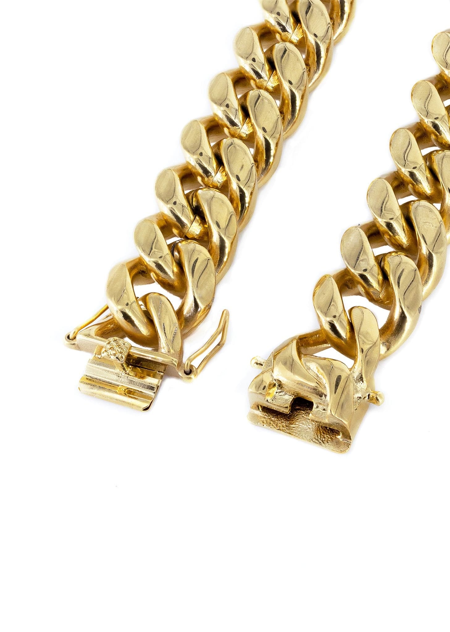 Manufacturer 30 14K Gold Plated Cuban Link Chain For Men