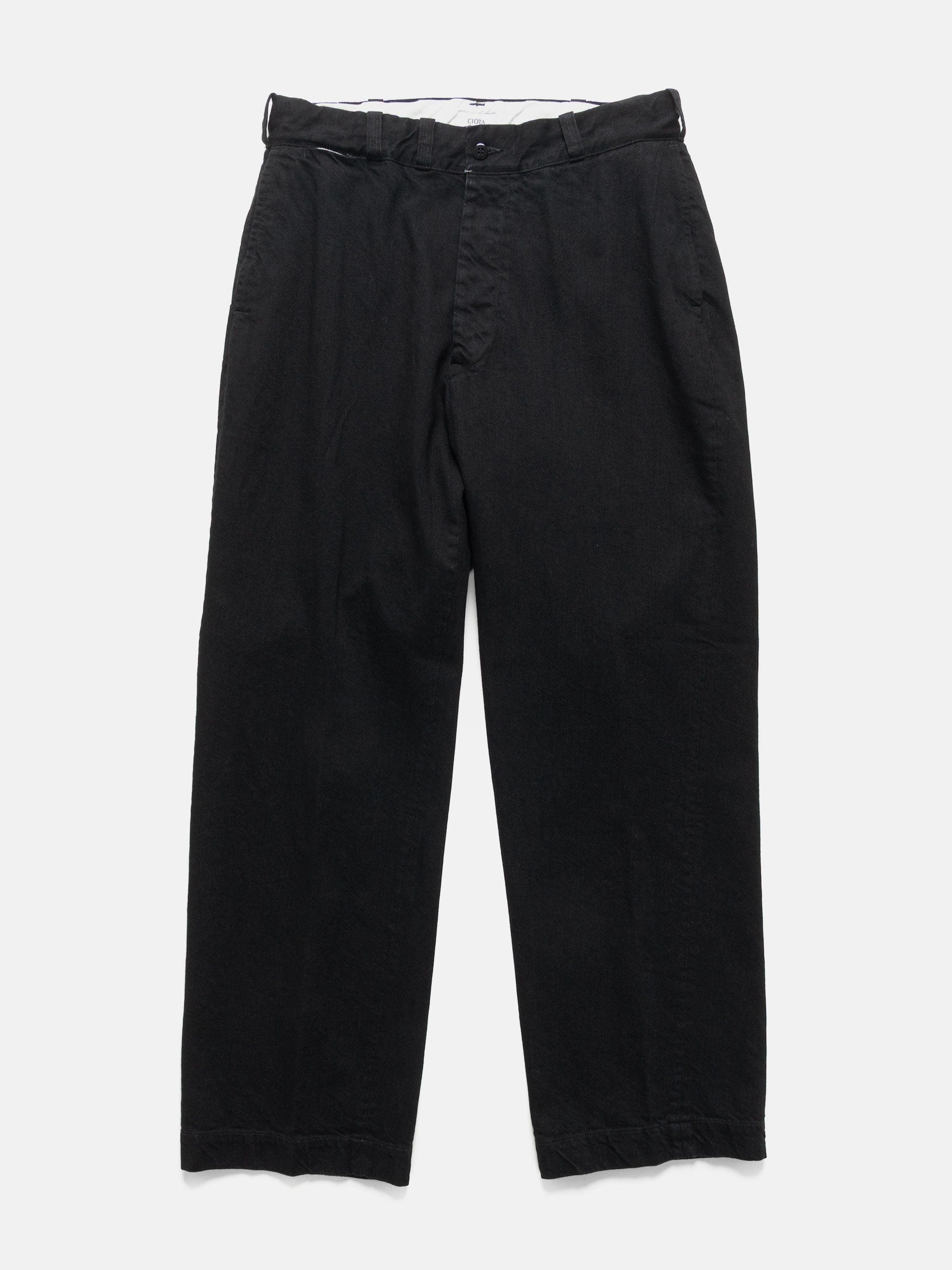 CIOTA Denim Slacks Black (One Wash)