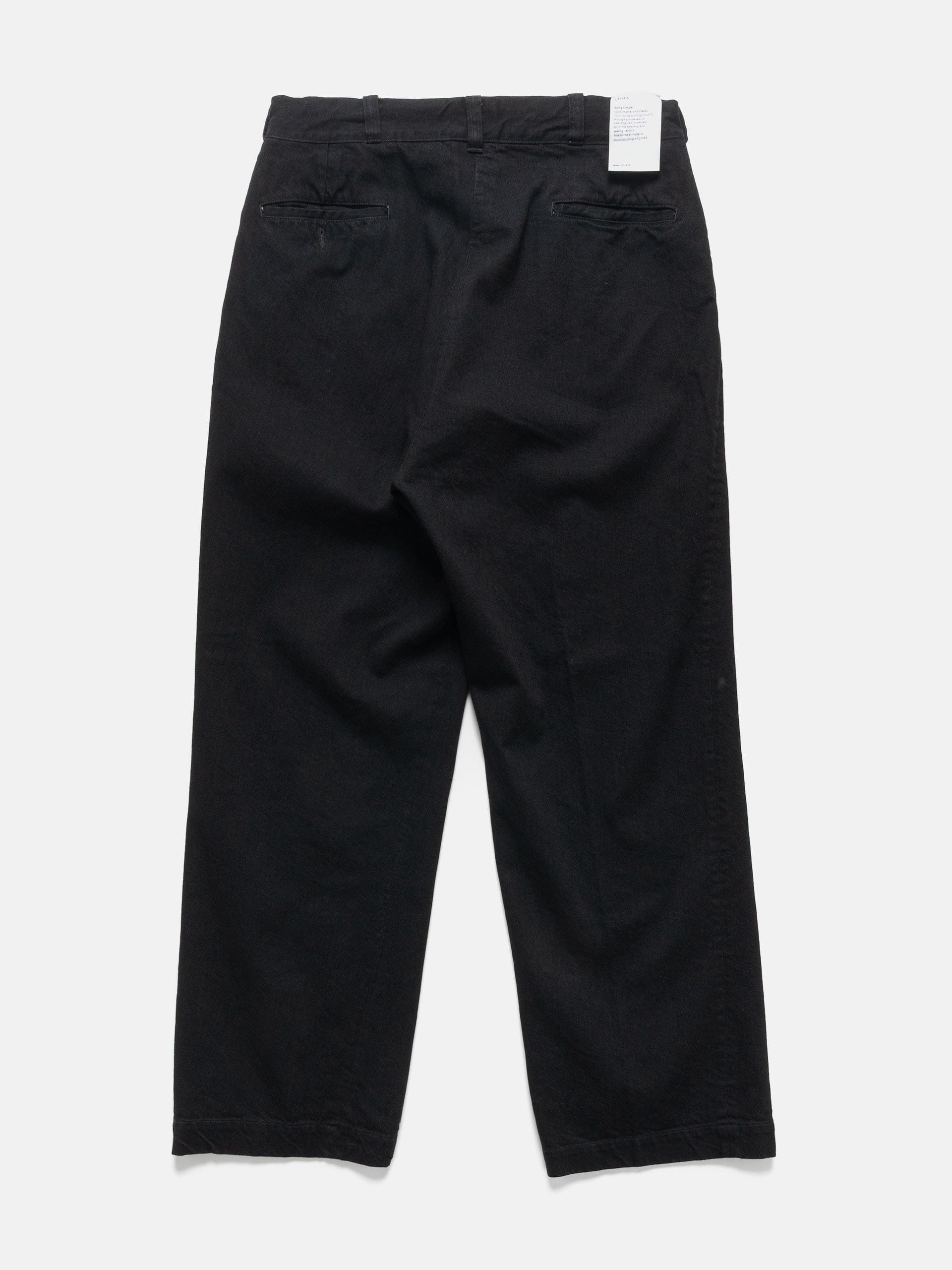 CIOTA Denim Slacks Black (One Wash)