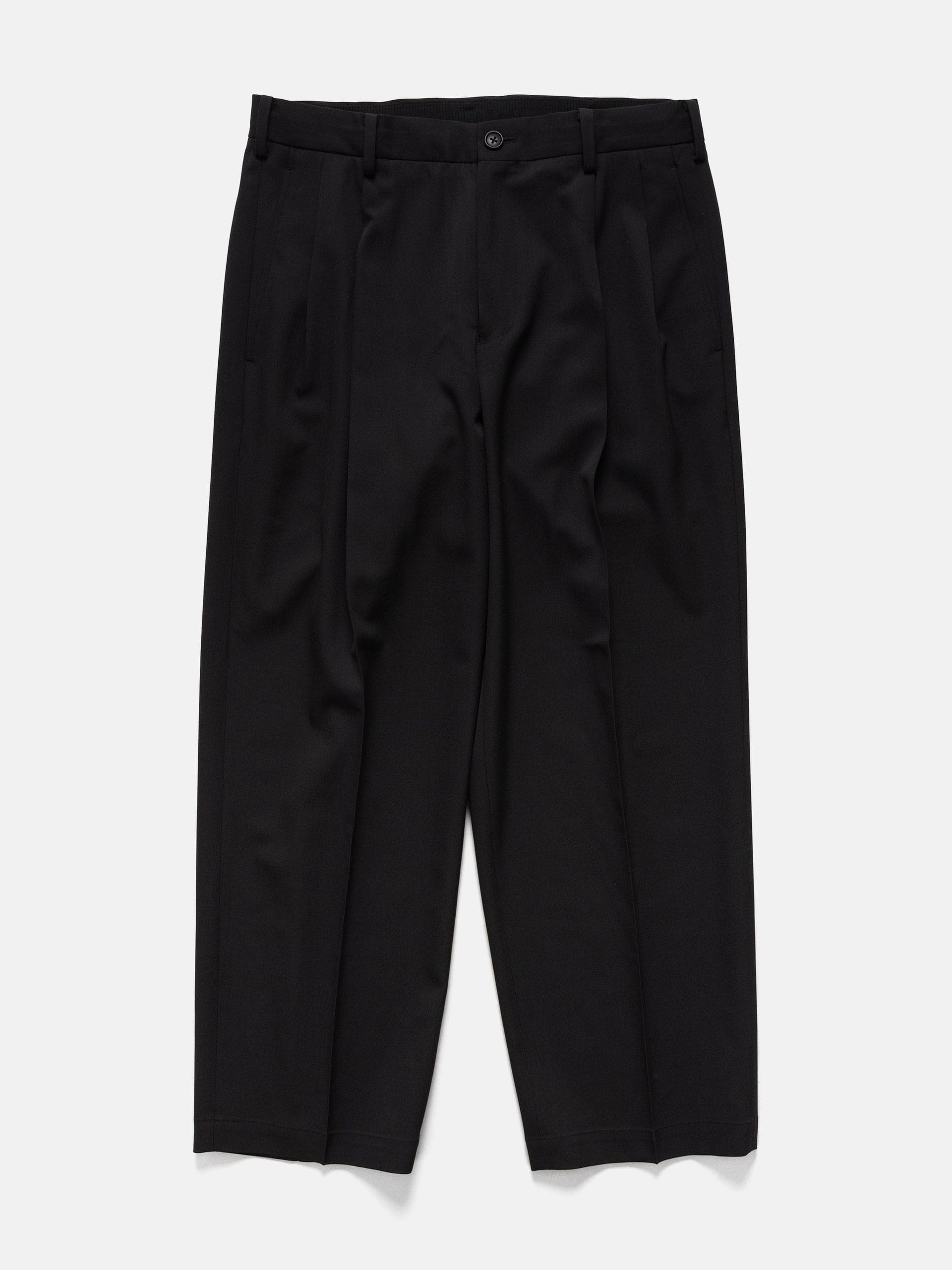 The A by BEAMS Wool Gabardine Slacks Sumikuro