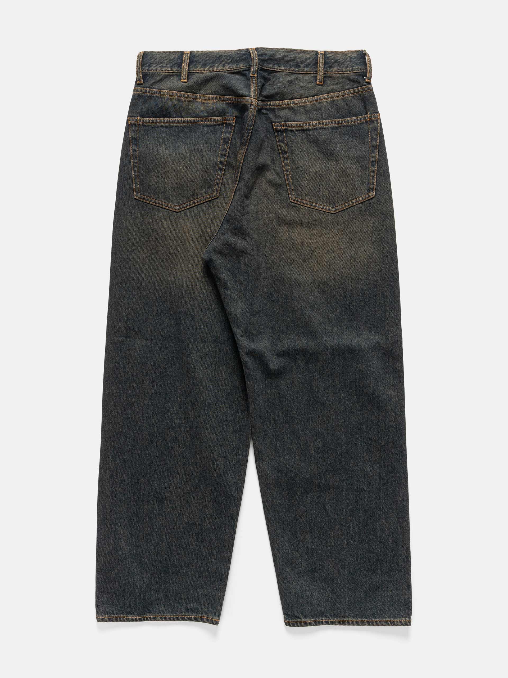 BEAMS Wide Denim Dusty Indigo