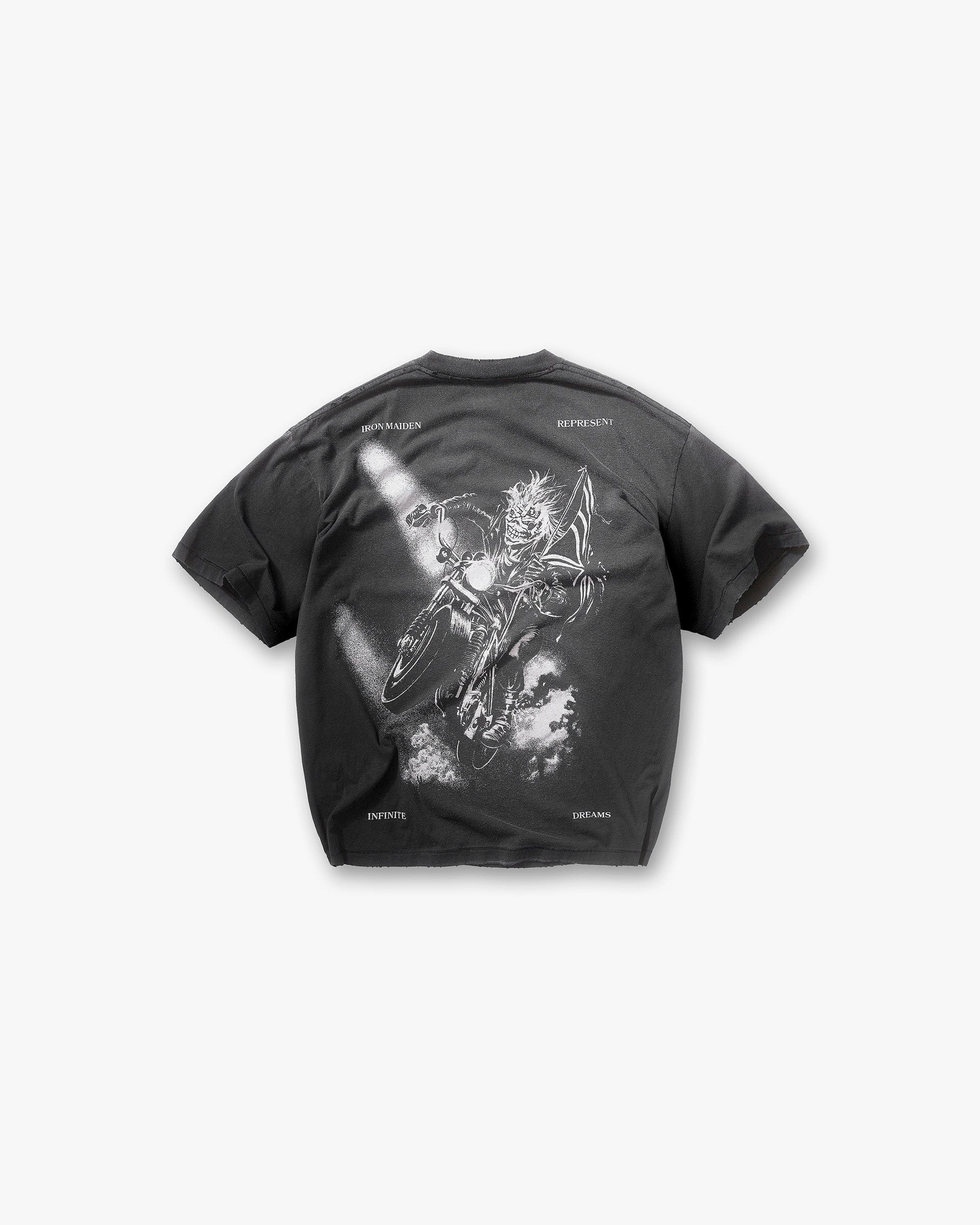 Exclusives Represent x Iron Maiden Infinite Dreams T - Shirt - Aged Black