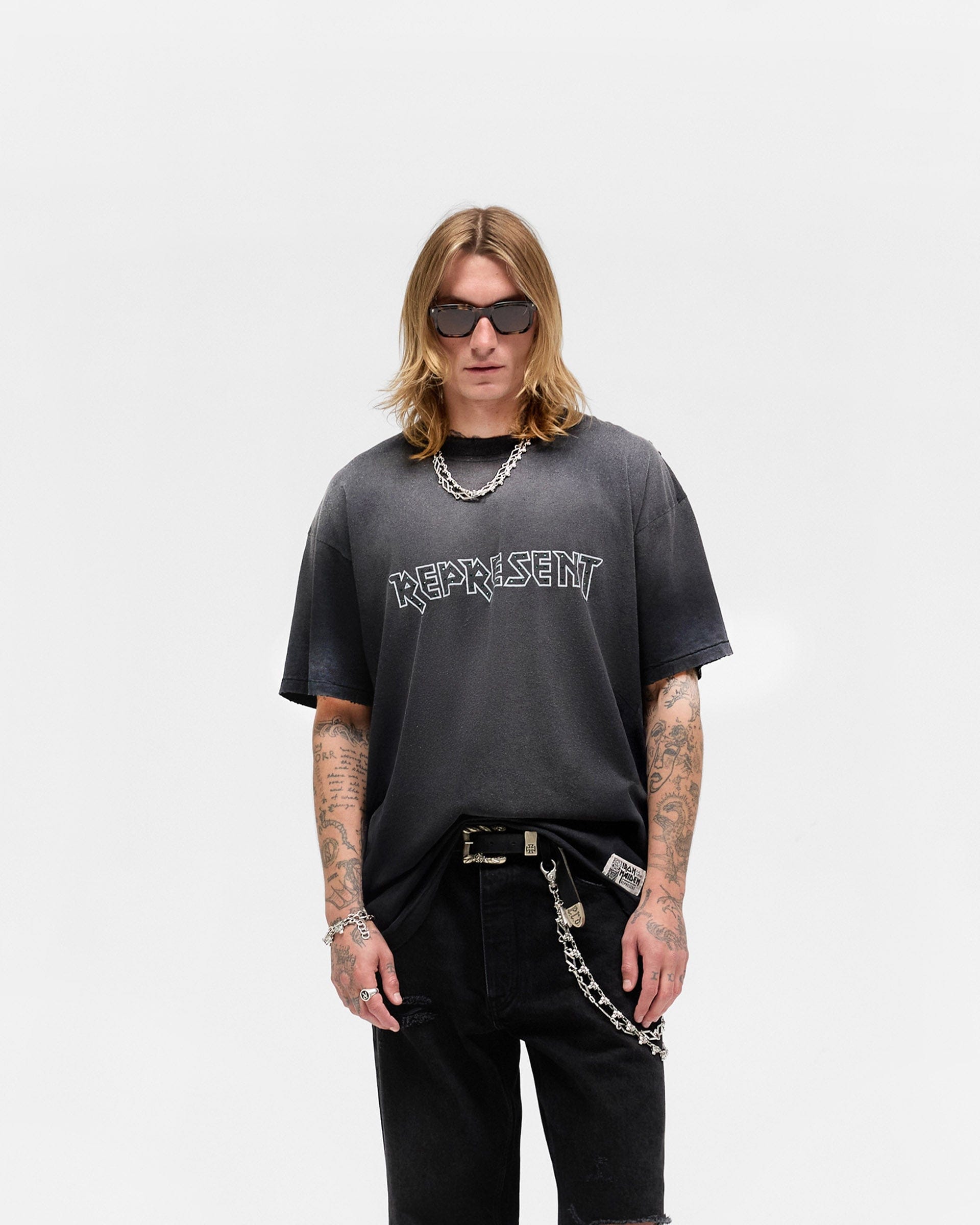 Exclusives Represent x Iron Maiden Infinite Dreams T - Shirt - Aged Black