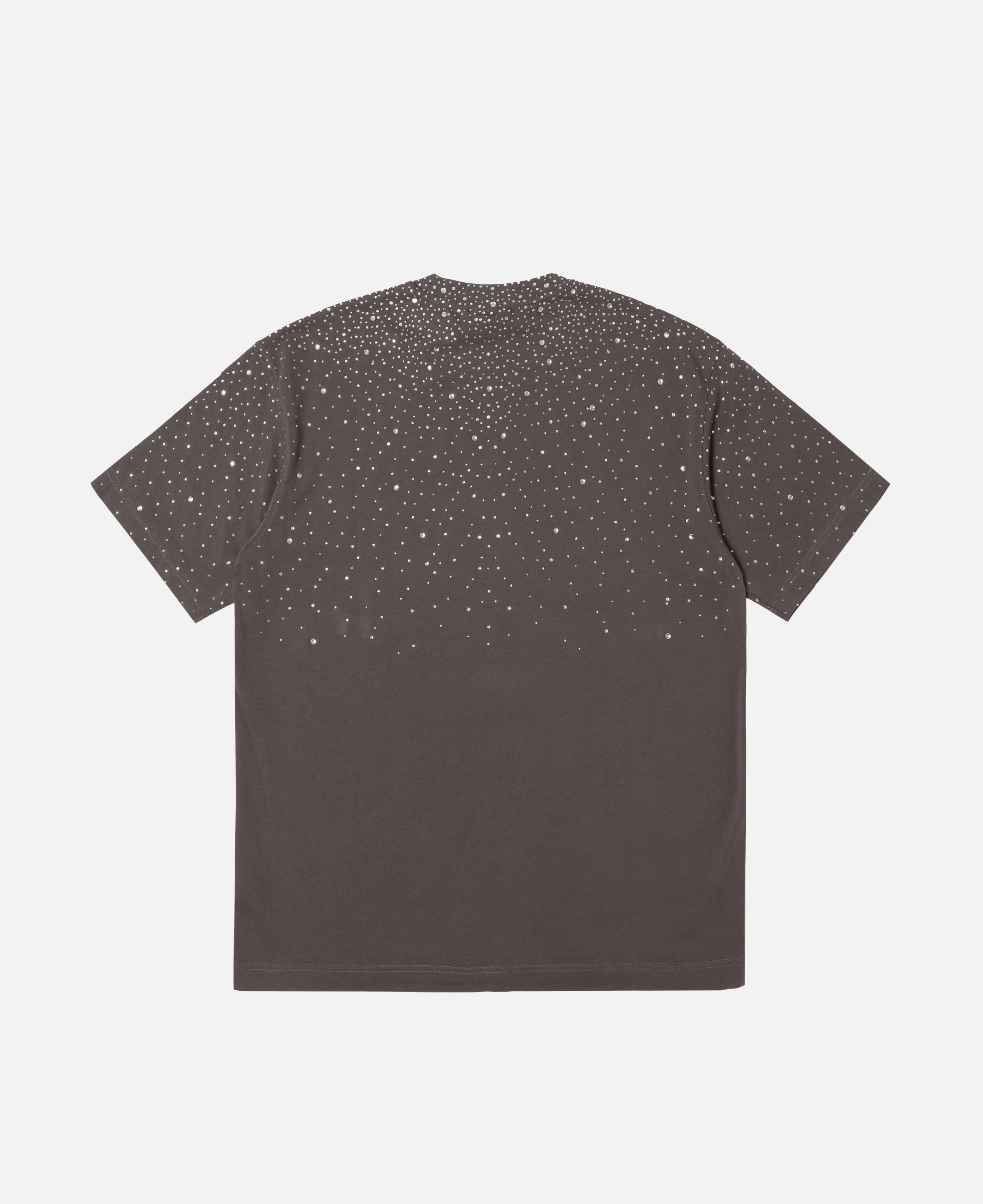 Theboyhasnopatience Luminous Dawn Rhinestone T - Shirt (Grey)