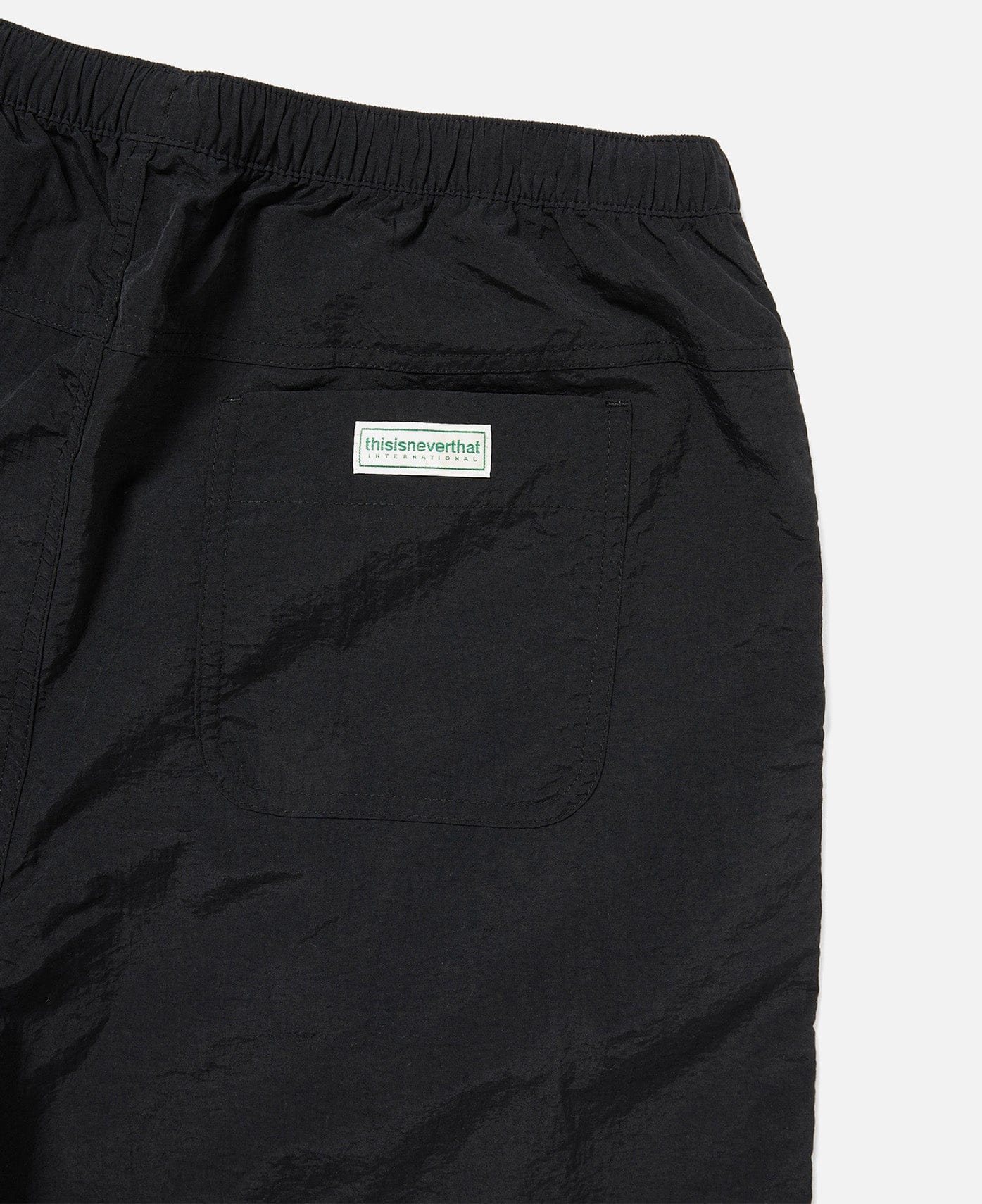 Thisisneverthat® Relaxed Nylon Shorts (Black)