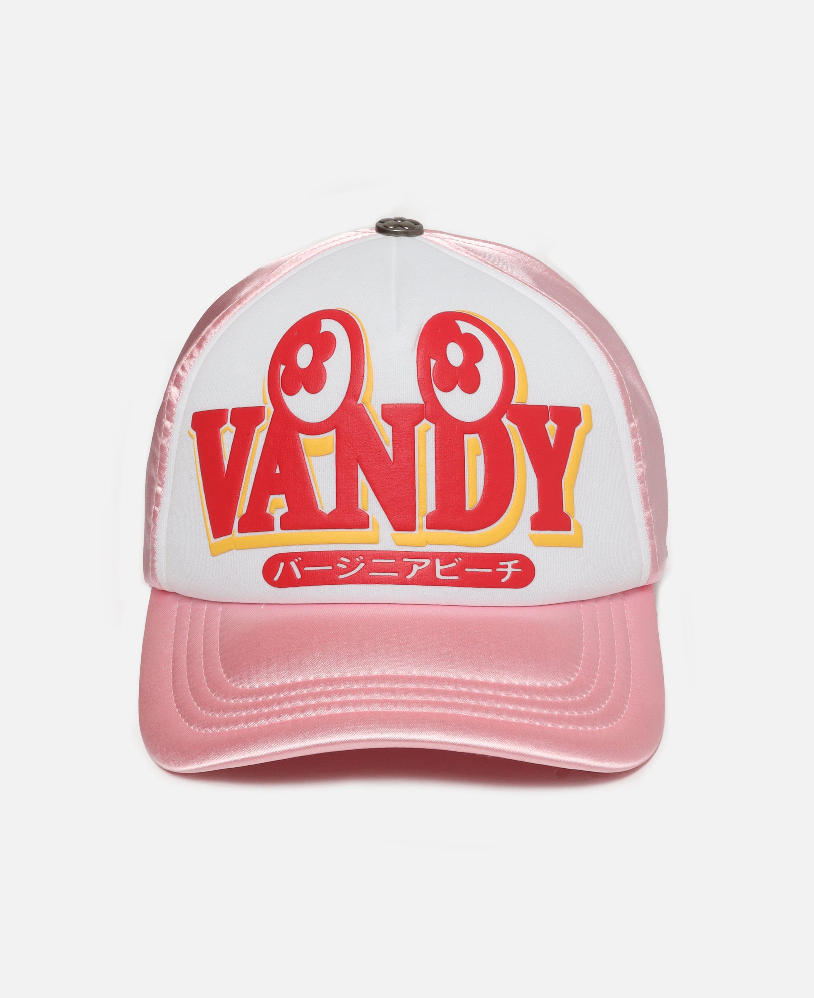 Vandy The Pink Eye Logo Trucker Hat (Pink)