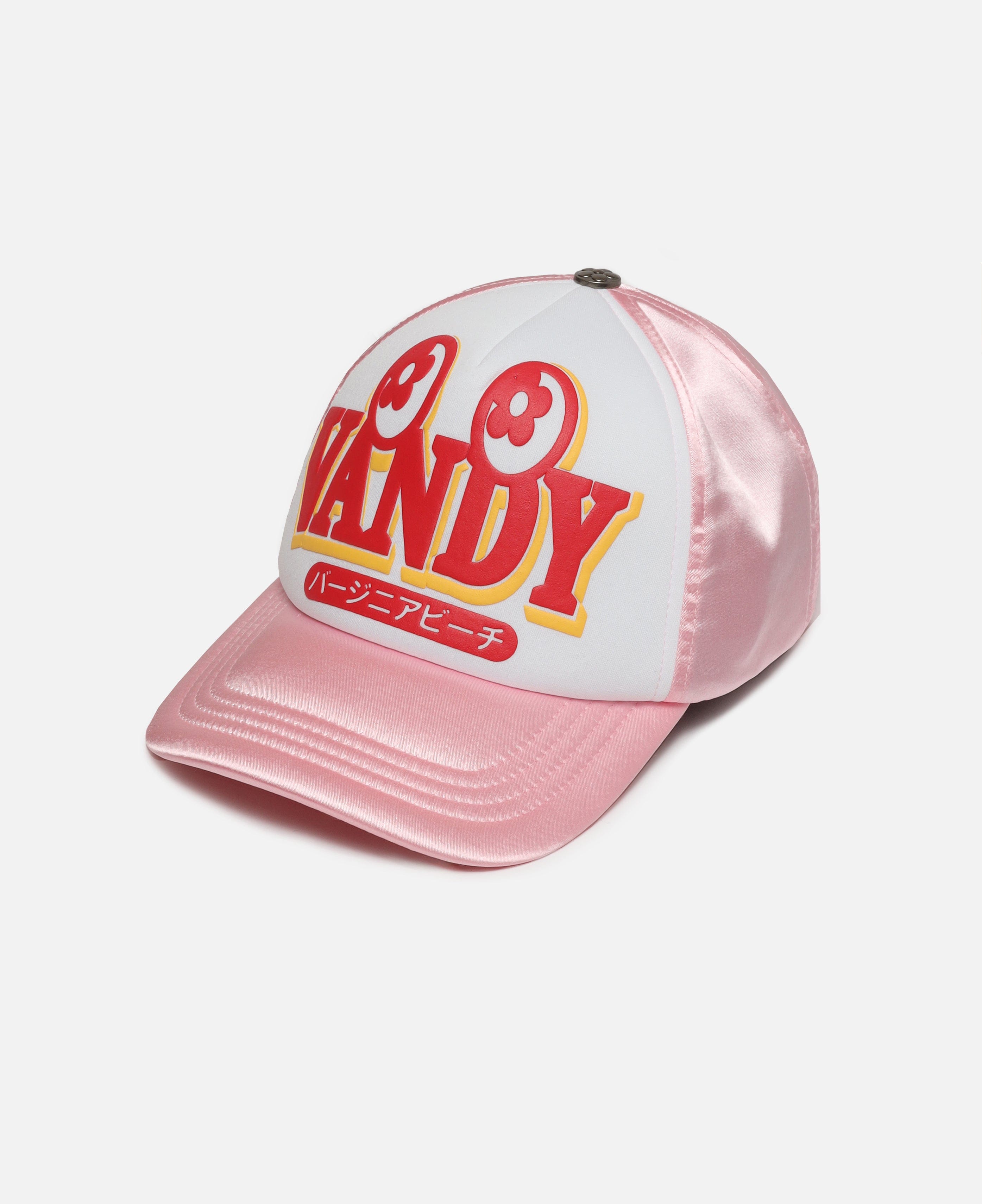 Vandy The Pink Eye Logo Trucker Hat (Pink)