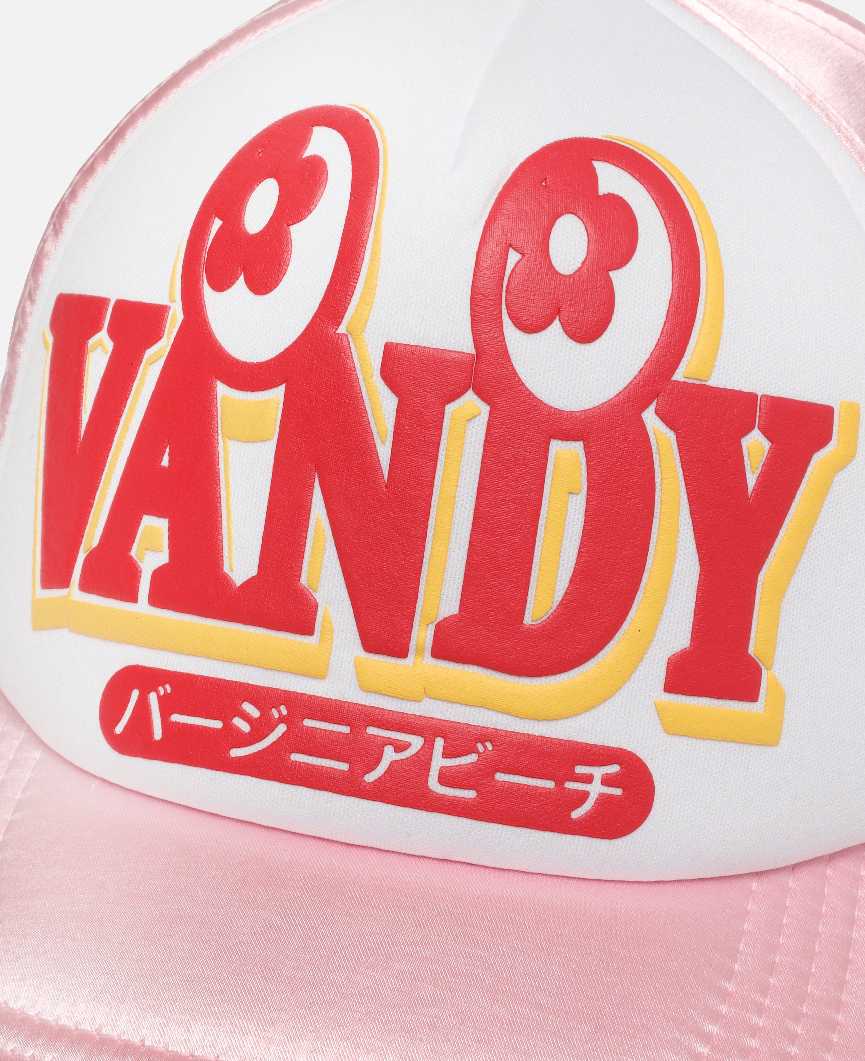 Vandy The Pink Eye Logo Trucker Hat (Pink)
