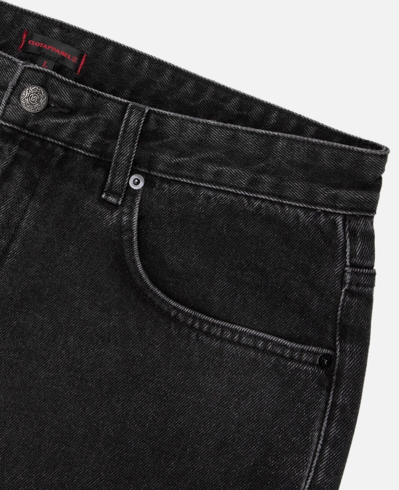 CLOT Straight Leg Jeans (Black)