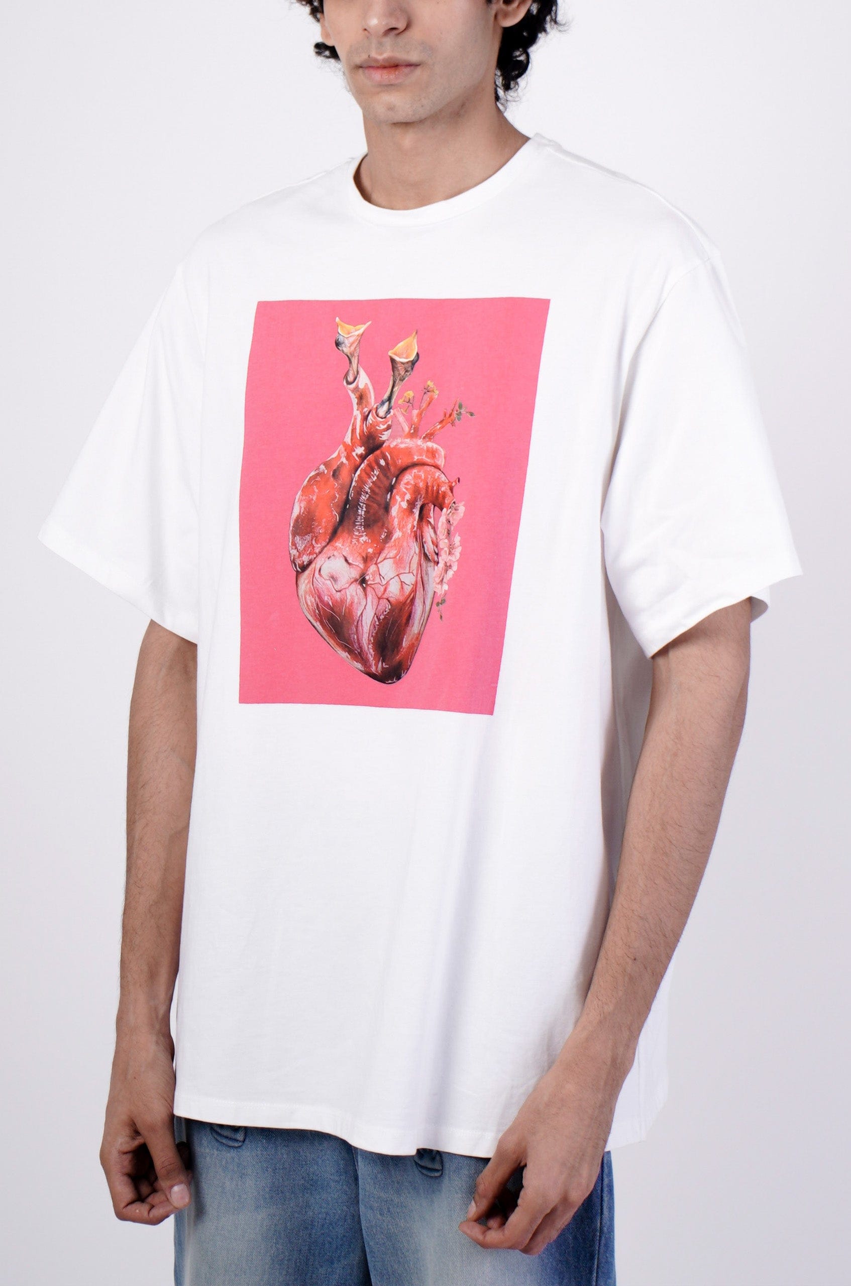 WHITE* Birth Of A Heart' T - Shirt (White)
