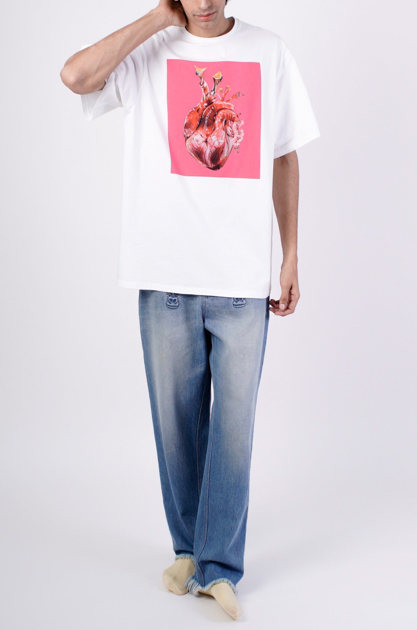 WHITE* Birth Of A Heart' T - Shirt (White)