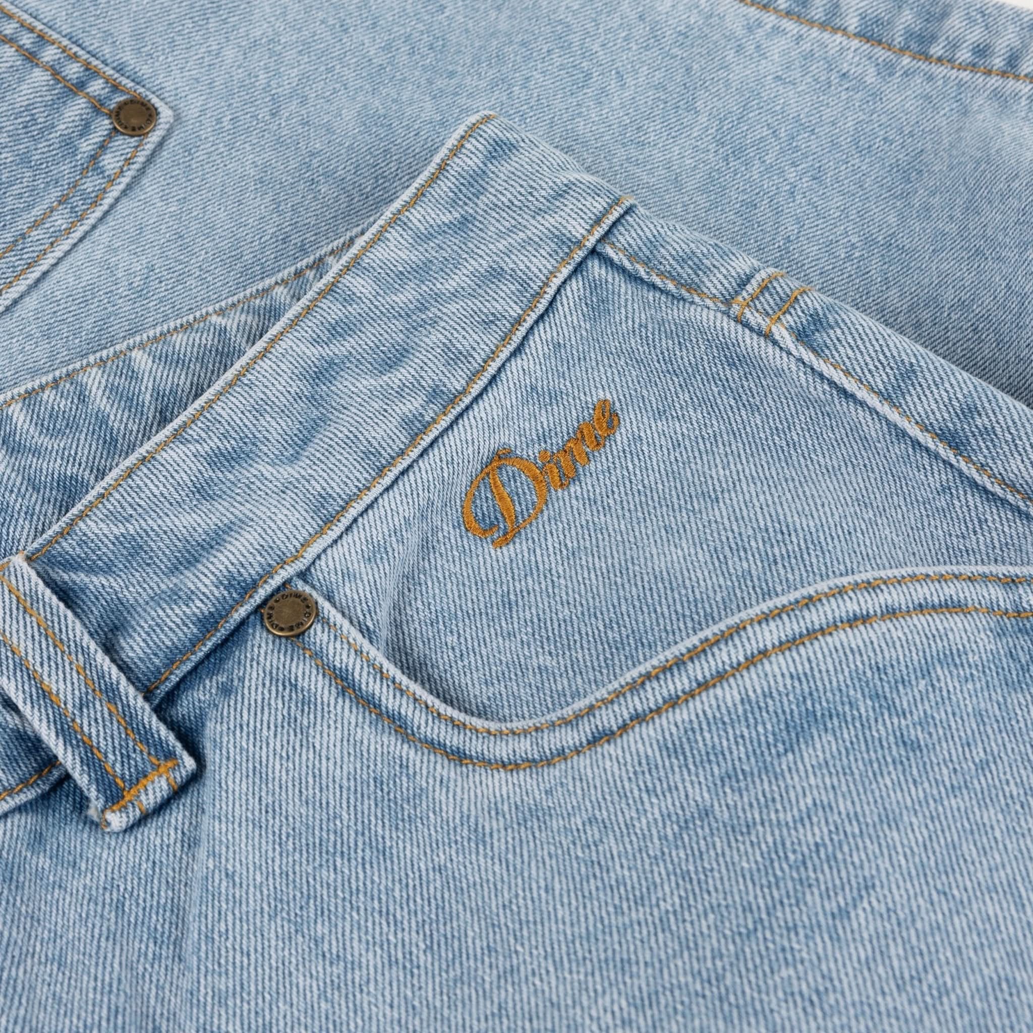 Dime MTL Carpenter Denim Short Blue Washed