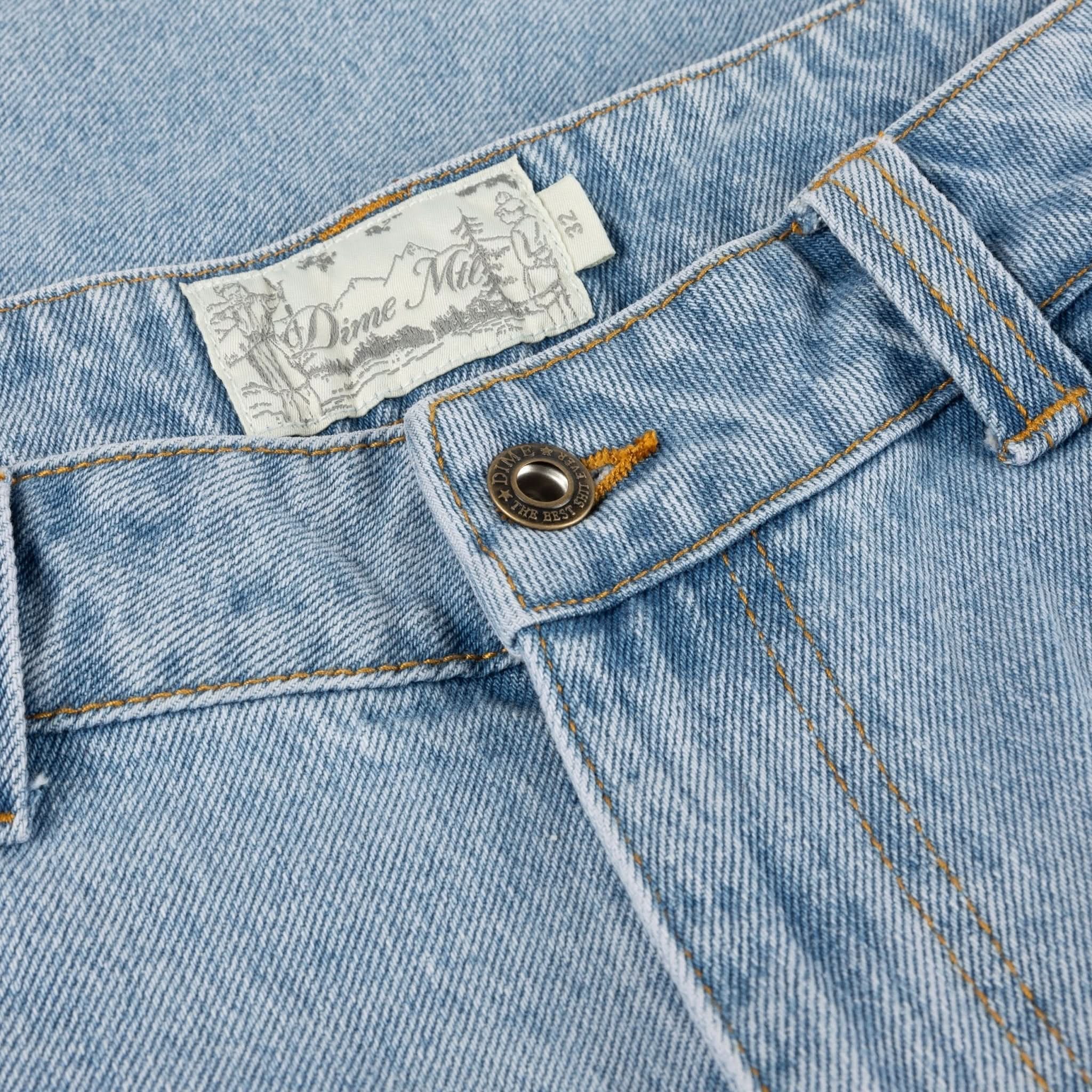 Dime MTL Carpenter Denim Short Blue Washed