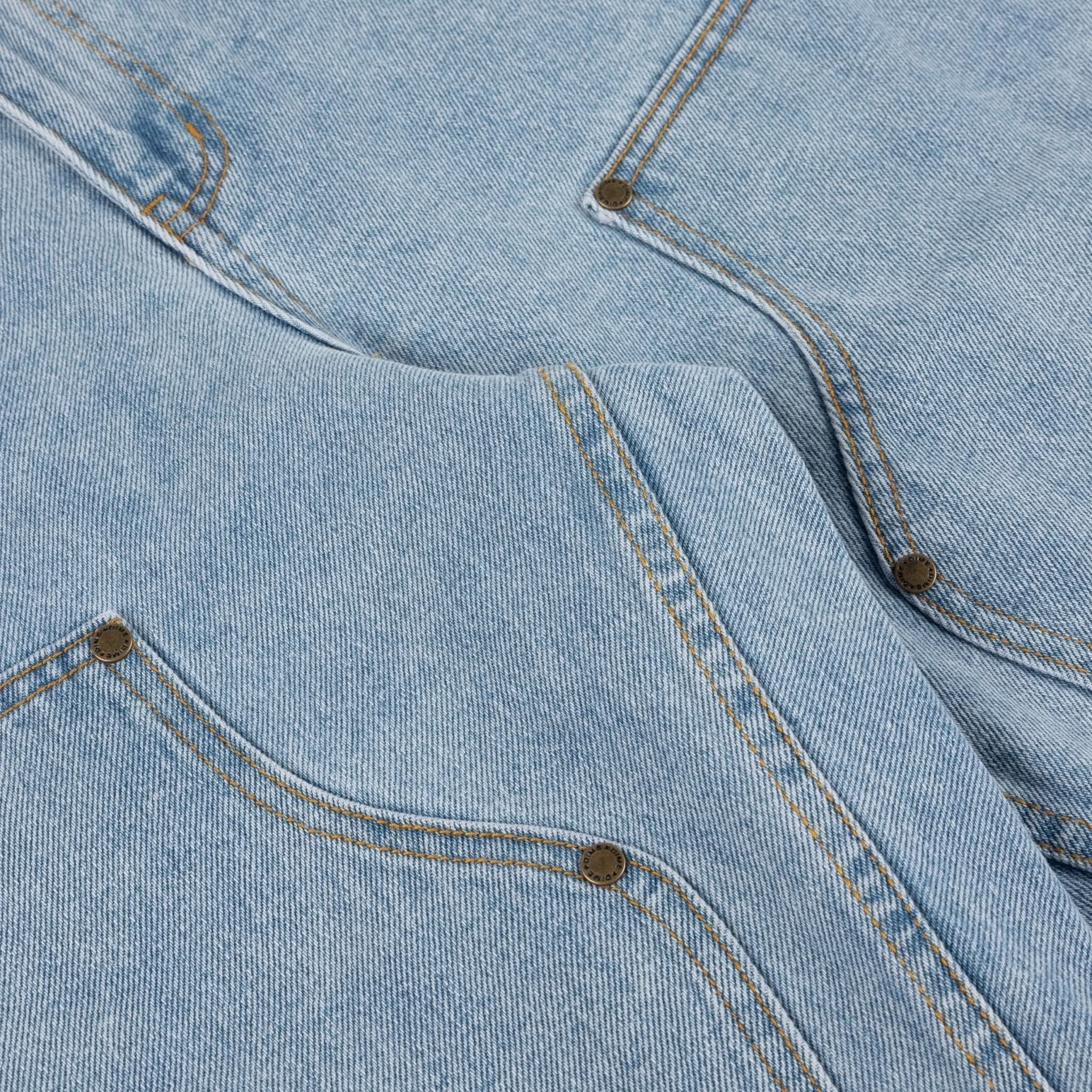 Dime MTL Carpenter Denim Short Blue Washed