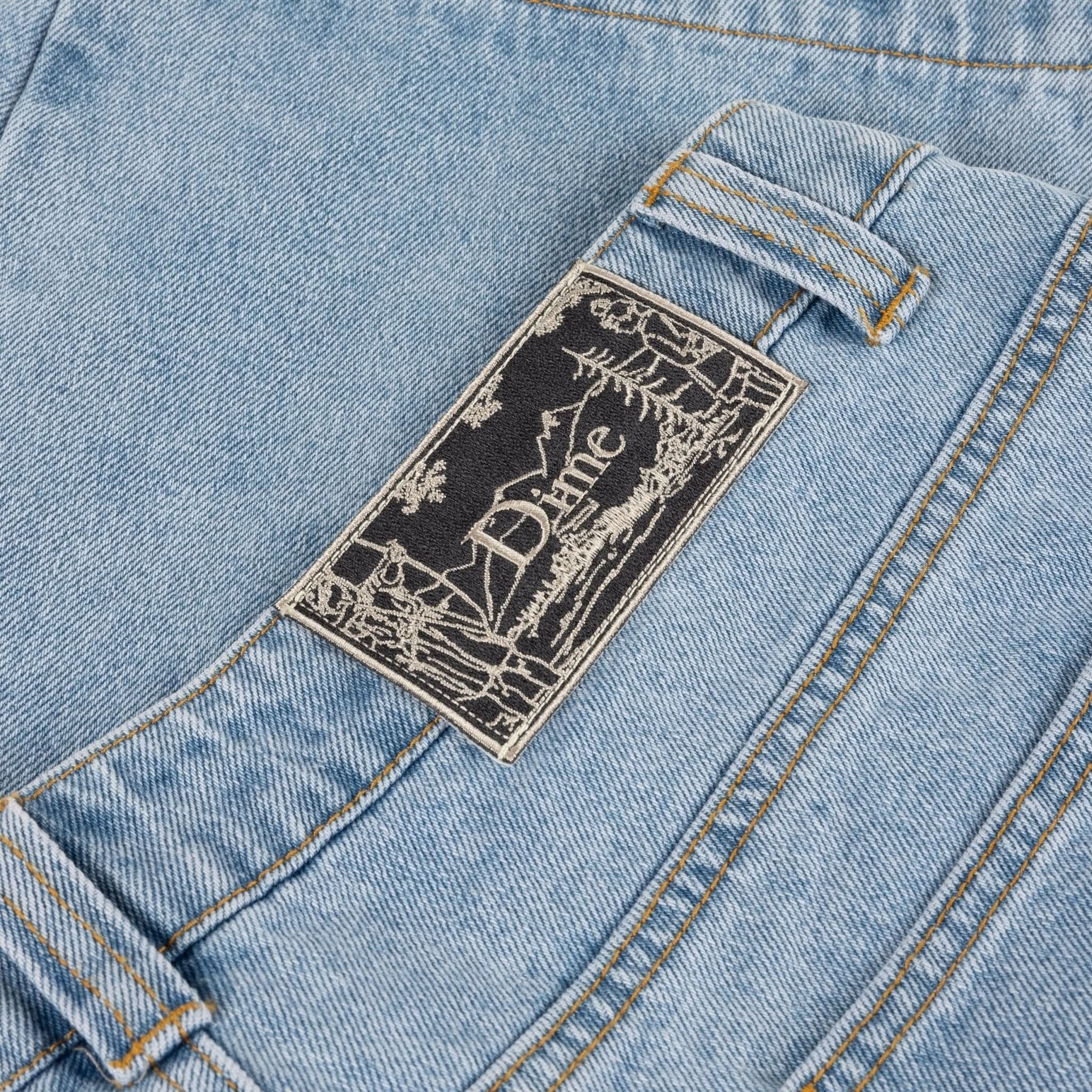 Dime MTL Carpenter Denim Short Blue Washed