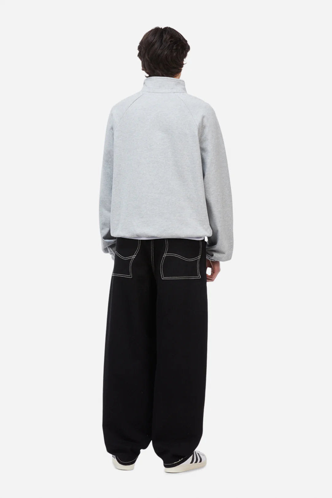 Dime MTL Classic Terry Quarter Zip Grey