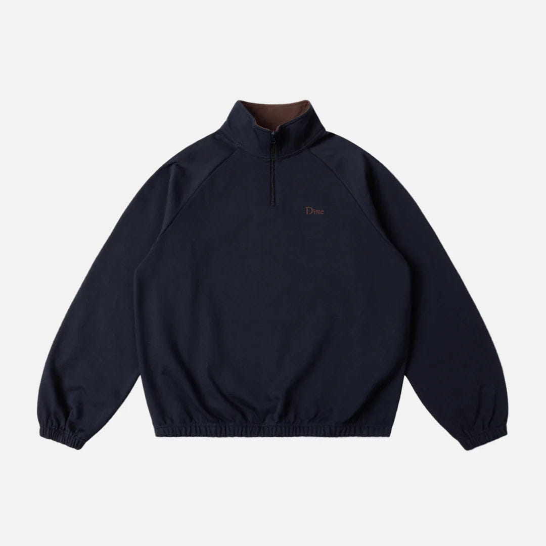 Dime MTL Classic Terry Quarter Zip Navy