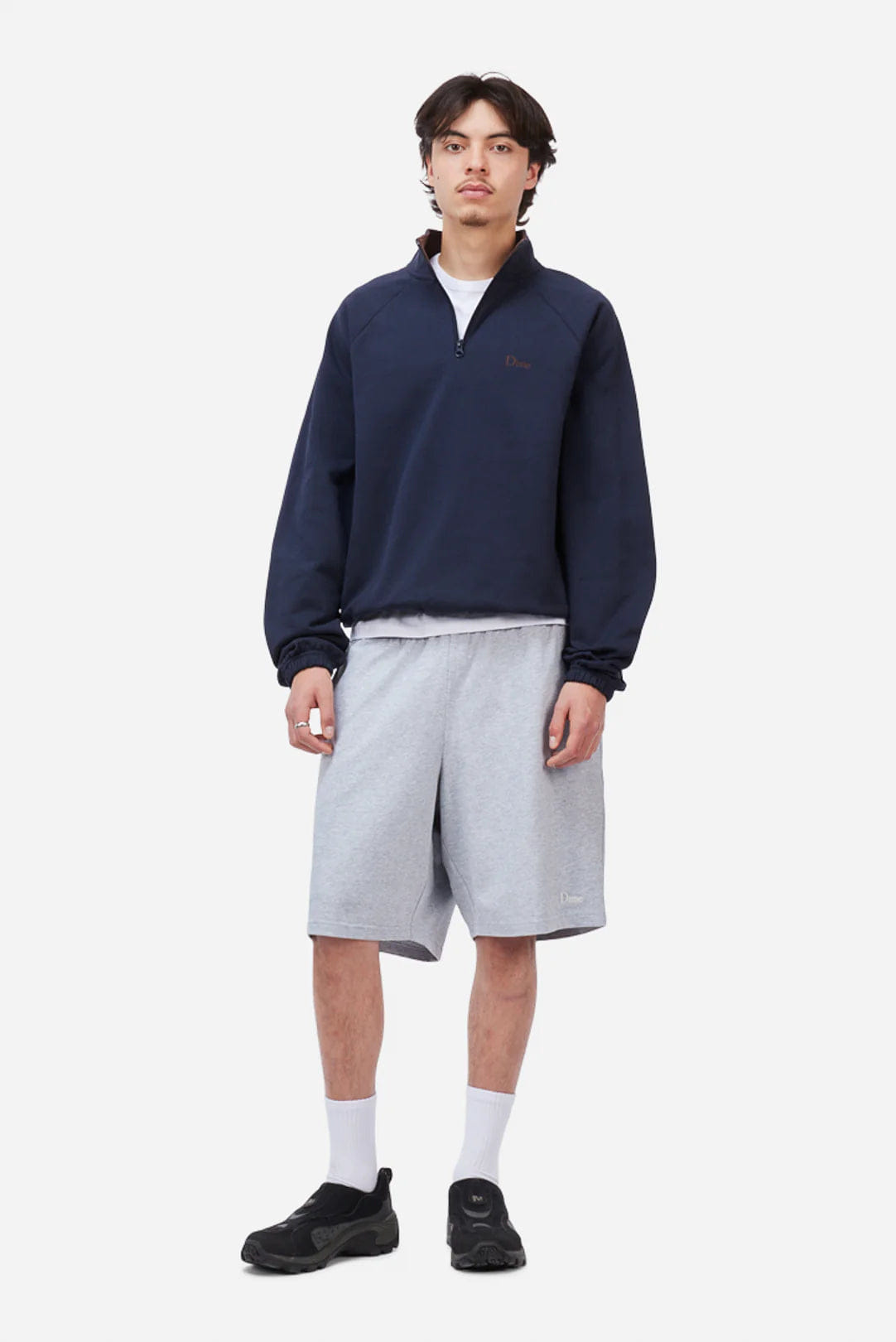 Dime MTL Classic Terry Quarter Zip Navy
