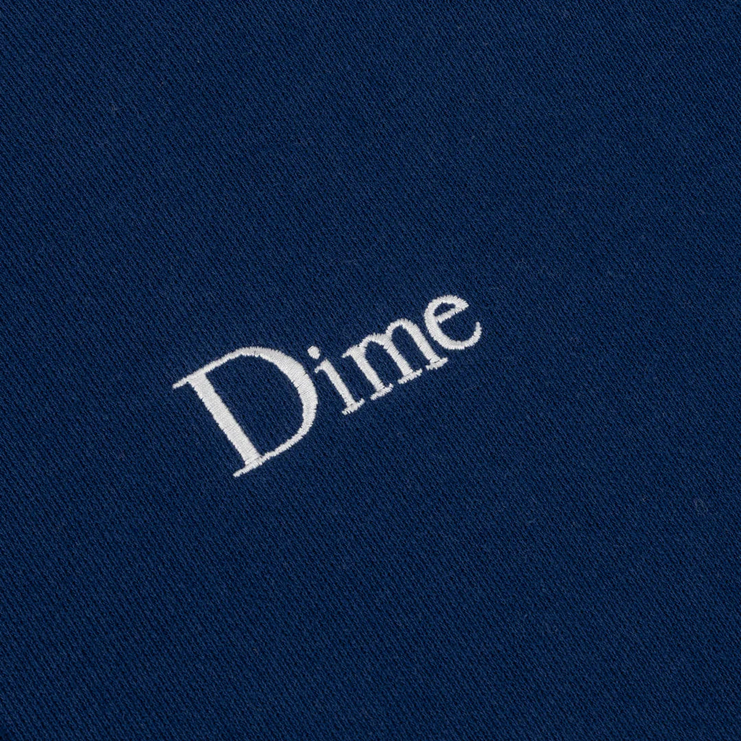 Dime MTL Small Logo Crewneck Navy