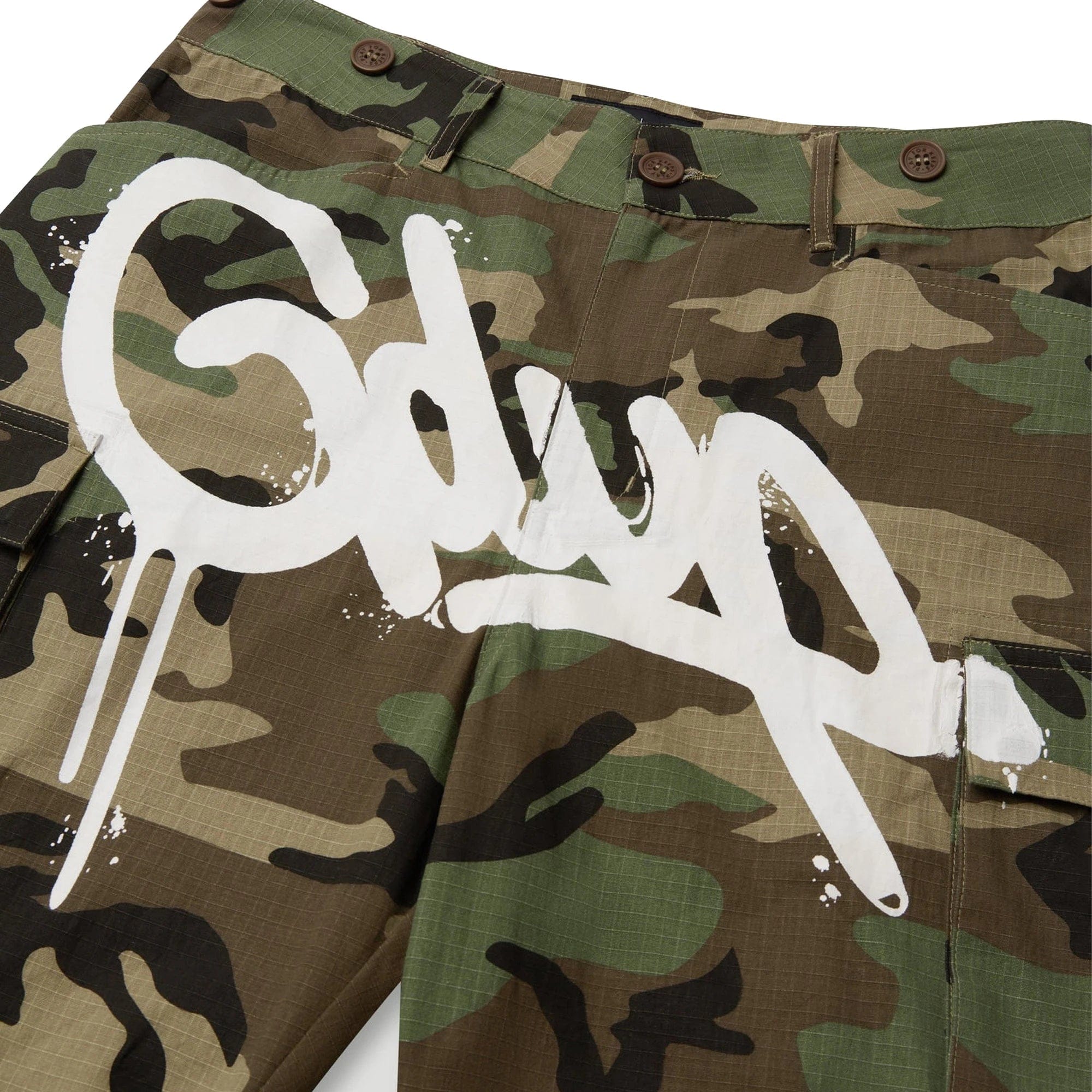 Geedup Handstyle R/S Cargo Pants Camo Green (2025)