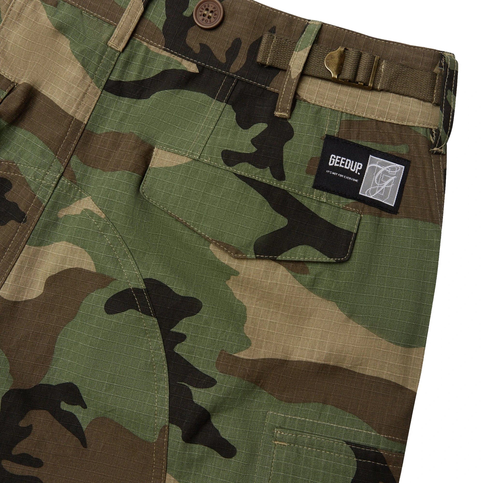 Geedup Handstyle R/S Cargo Pants Camo Green (2025)