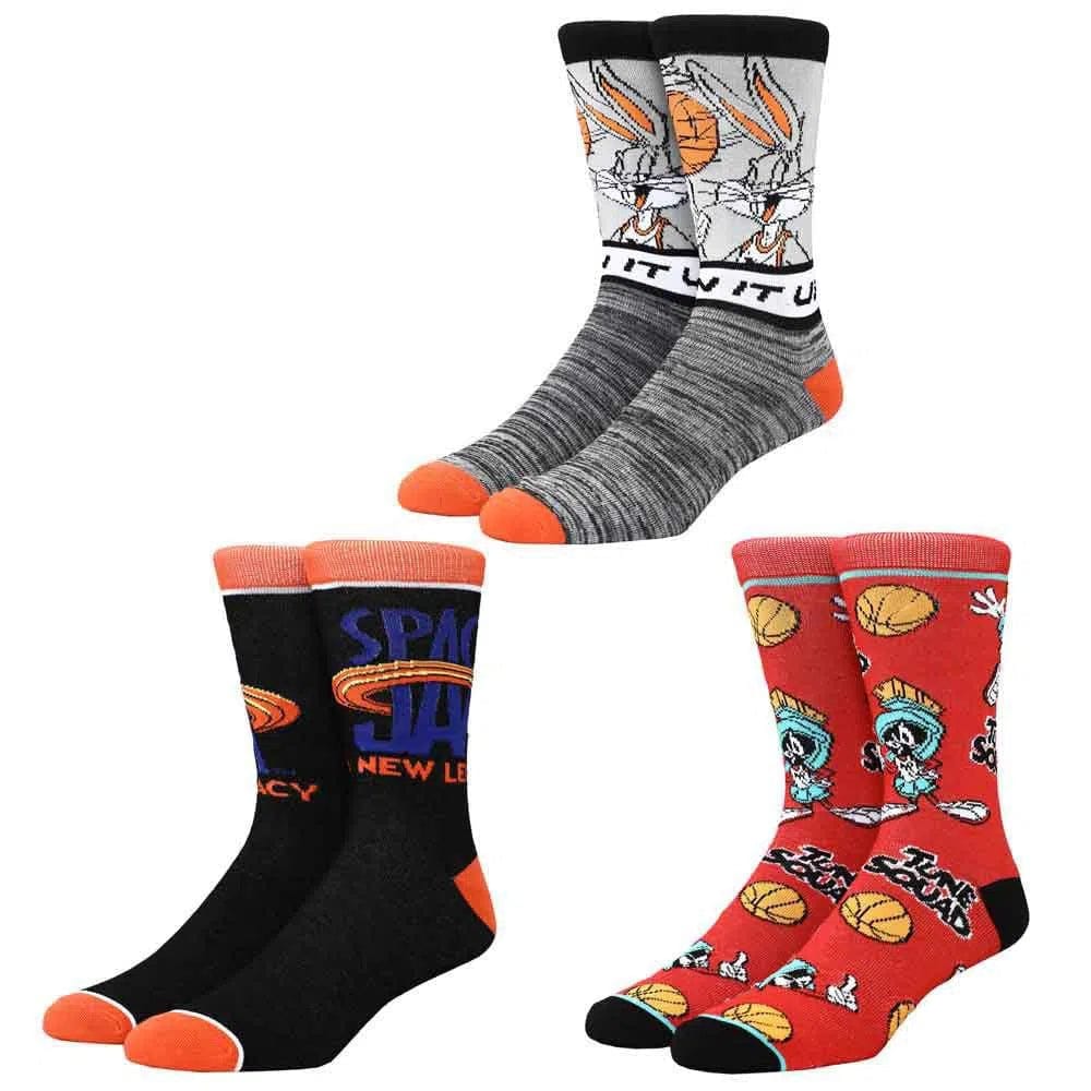 Bioworld Space Jam: A New Legacy - Looney Tunes Crew Socks Box Set (3 Pairs) - Bioworld