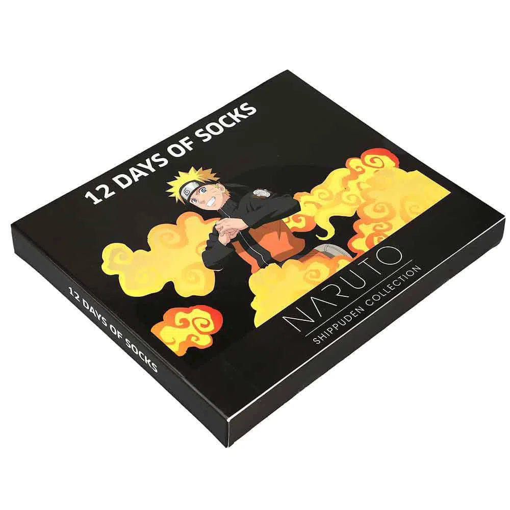 Bioworld Naruto - 12 Days of Socks Gift Set (12 Pairs) - Bioworld