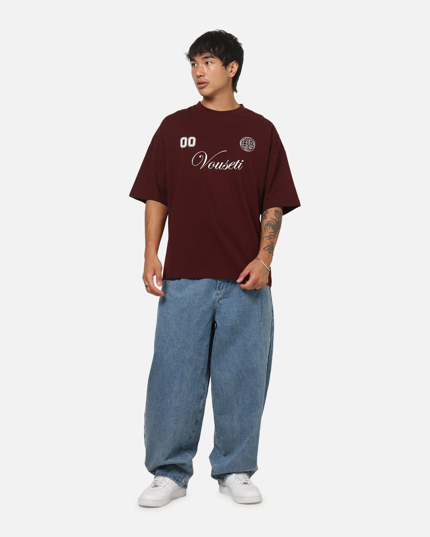 Vouseti Rugby T - Shirt Dark Plum