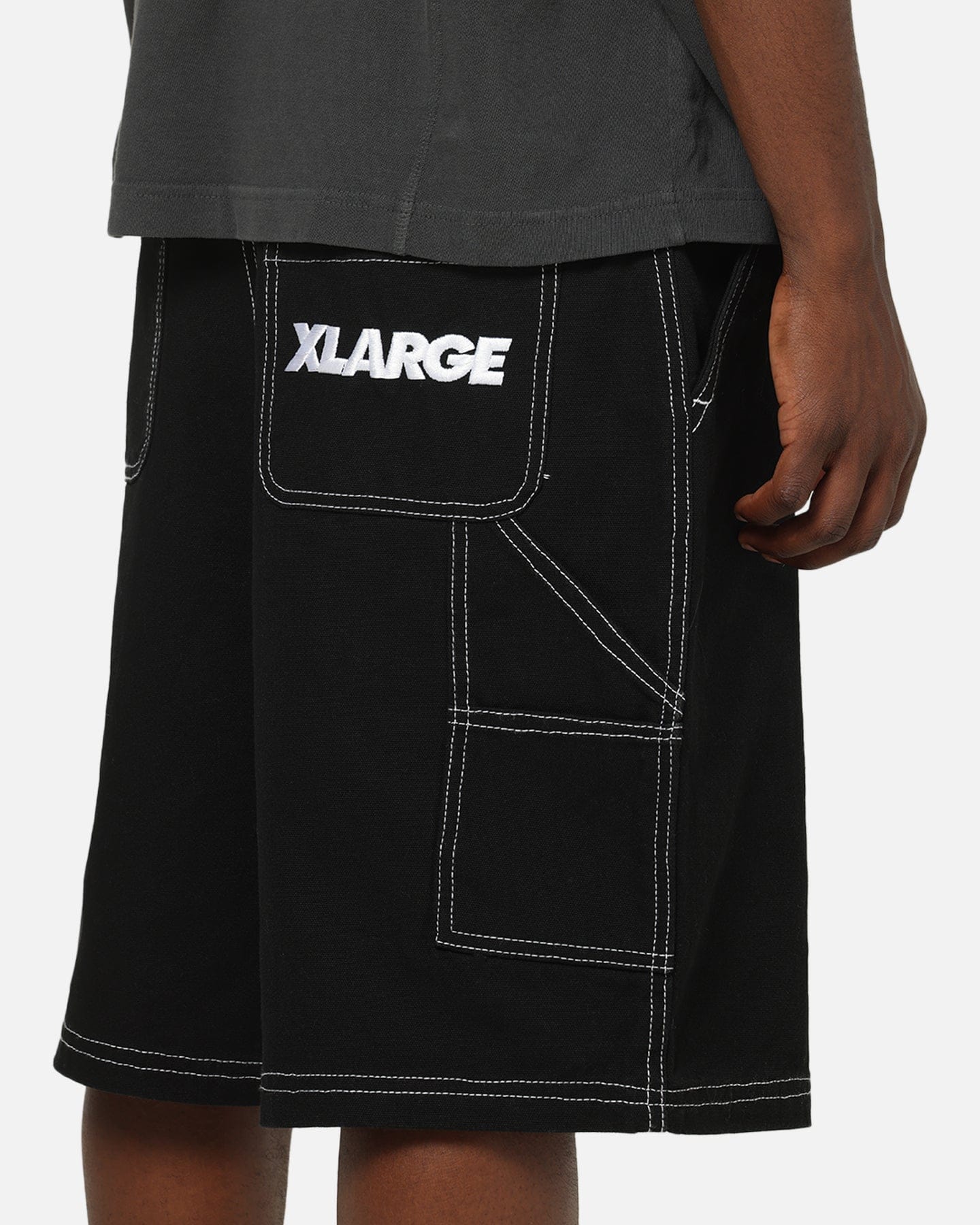 X - Large Italic Work Cargo Shorts Black