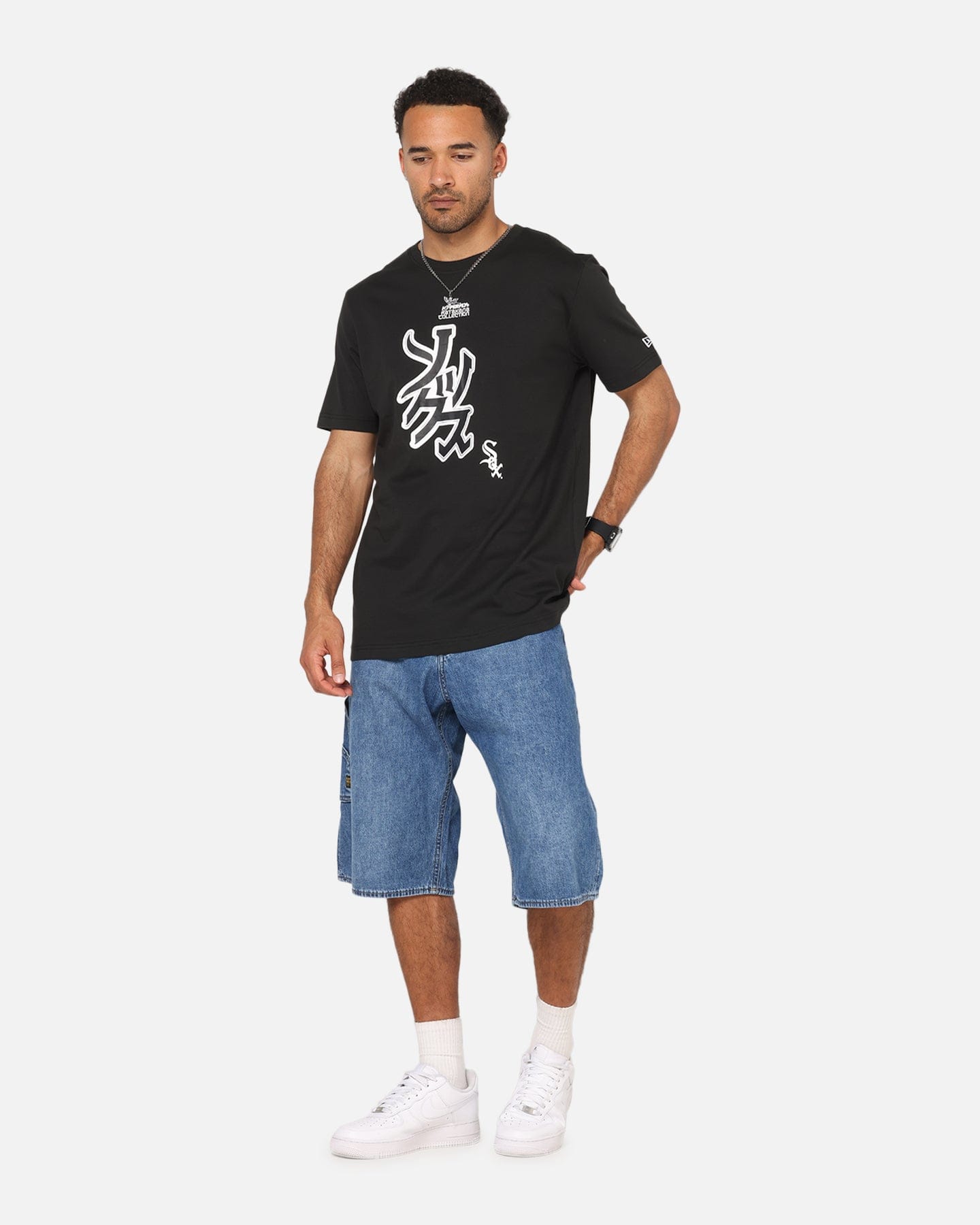 G - Star Bam Logger Denim Shorts Faded Blue