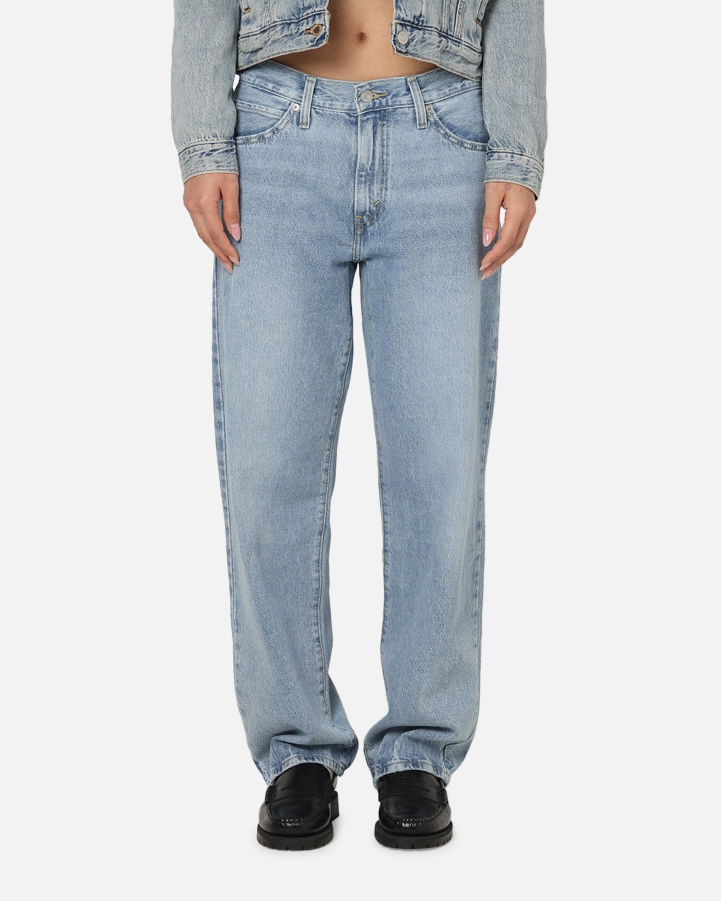LEVI Strauss and CO Women's '94 Baggy Denim Jeans Blue