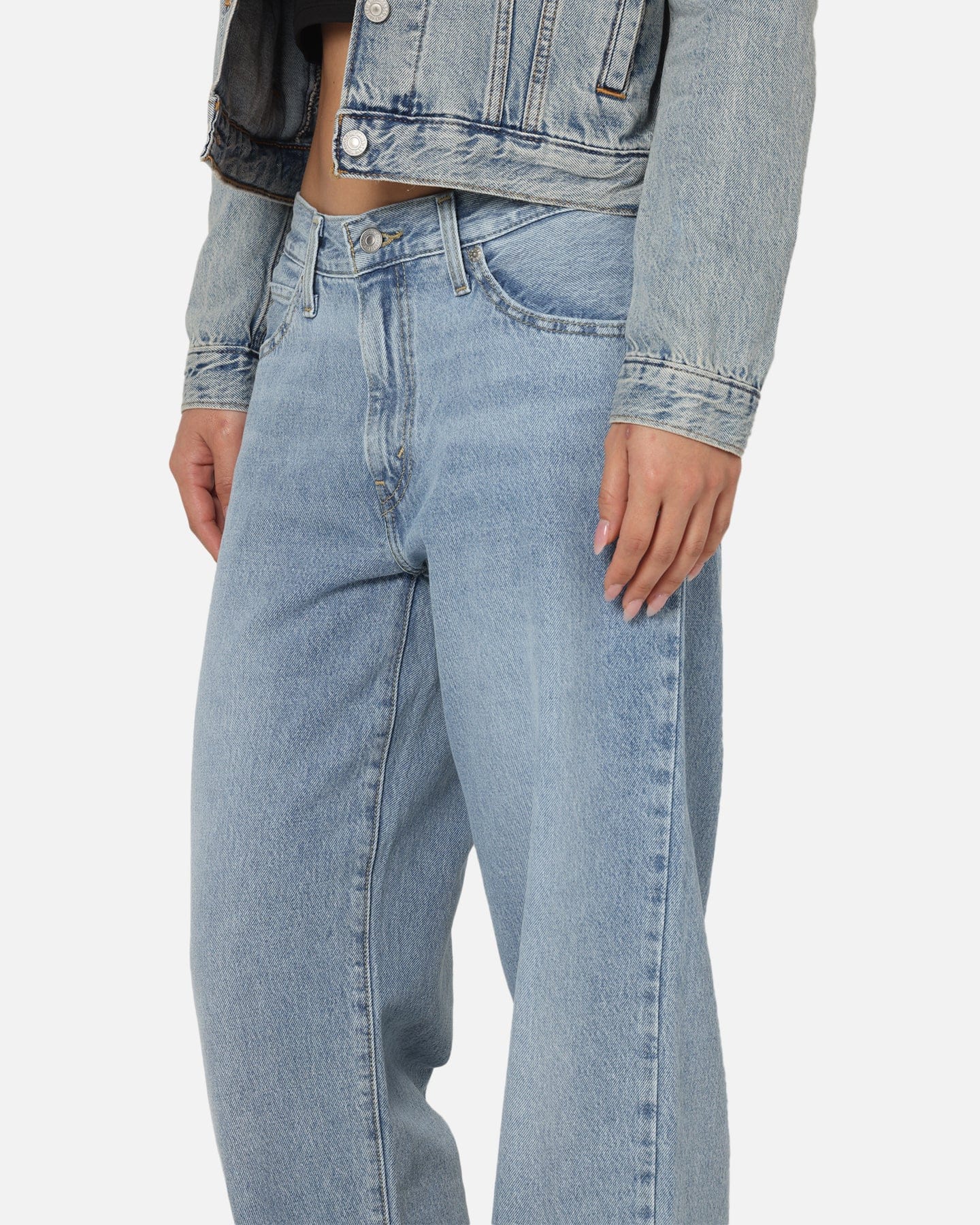 LEVI Strauss and CO Women's '94 Baggy Denim Jeans Blue
