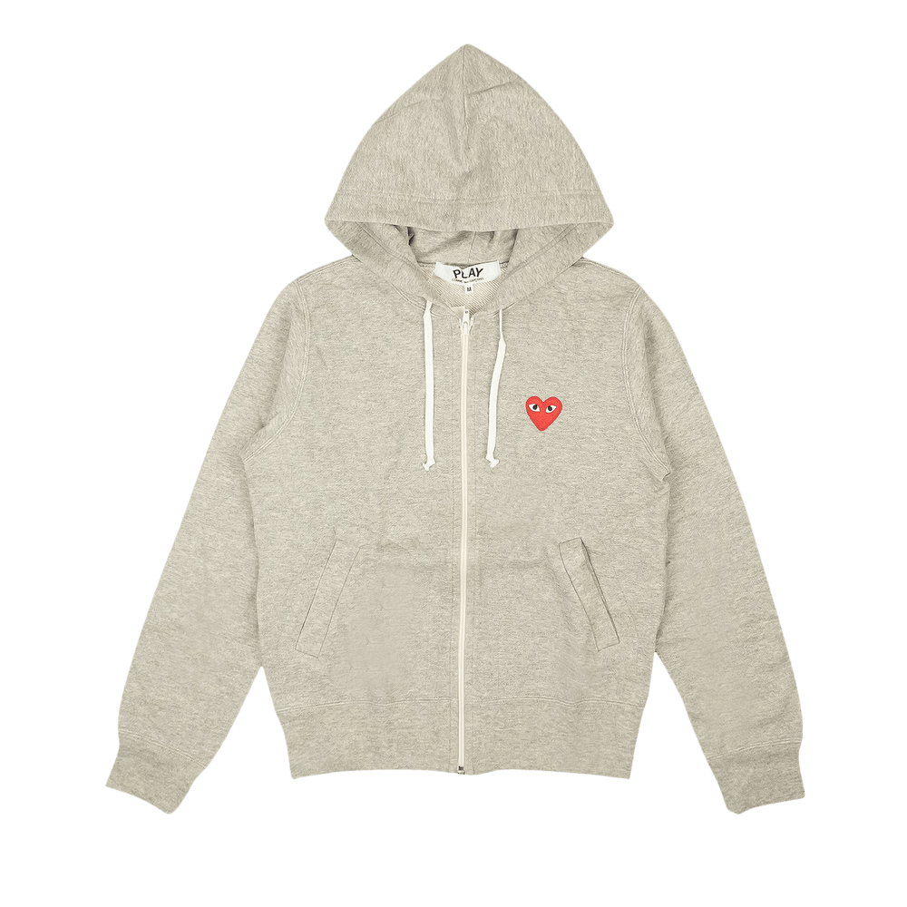 Comme des Garçons PLAY Multi Heart Hoodie Grey
