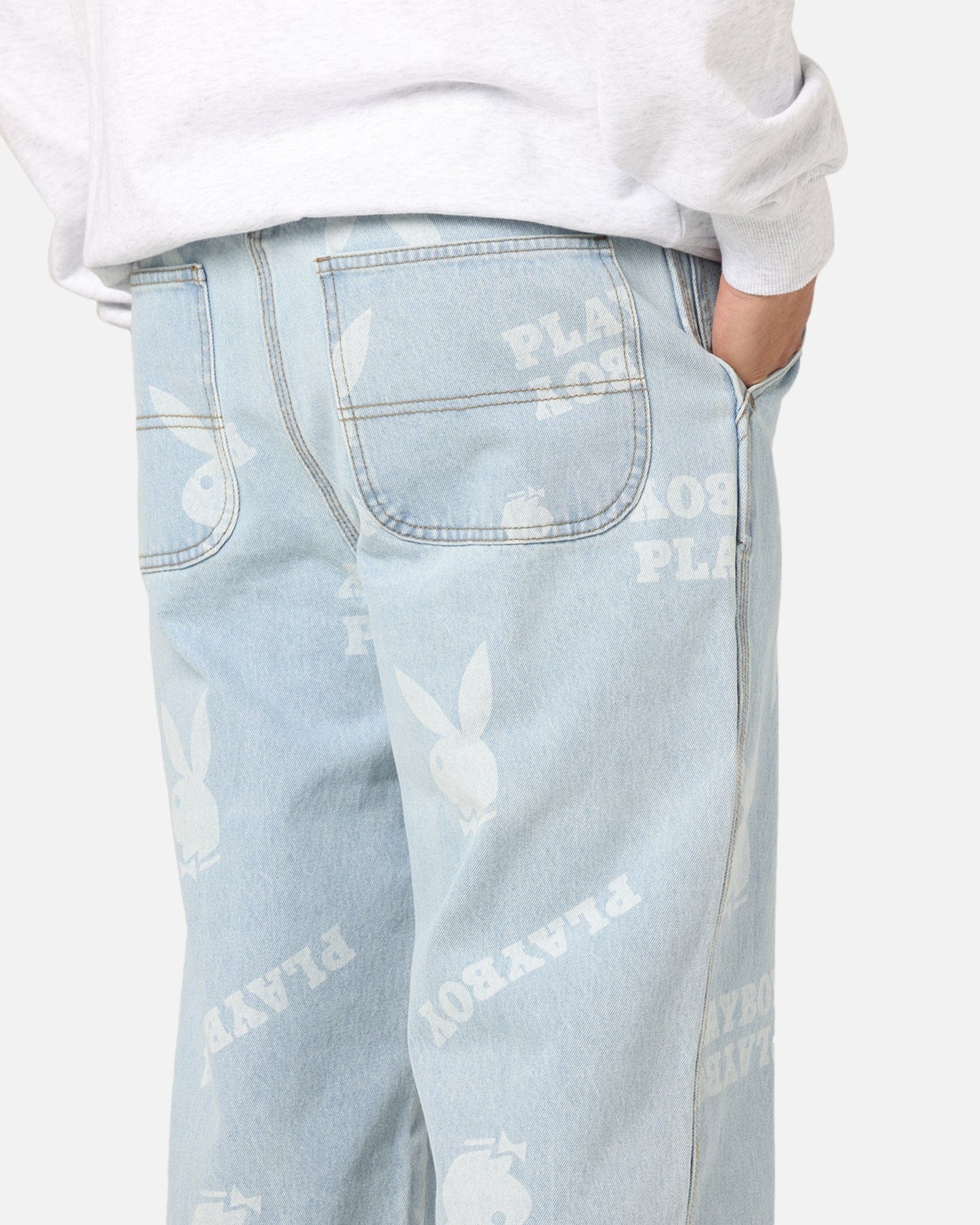Playboy Mess Denim Jeans Light Indigo