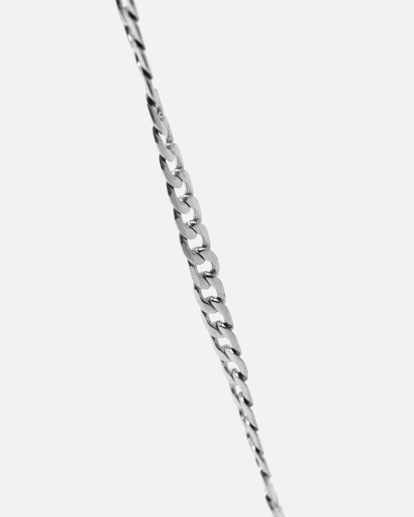 Saint Morta 4.3 mm Smooth Cut Cuban Chain White Gold