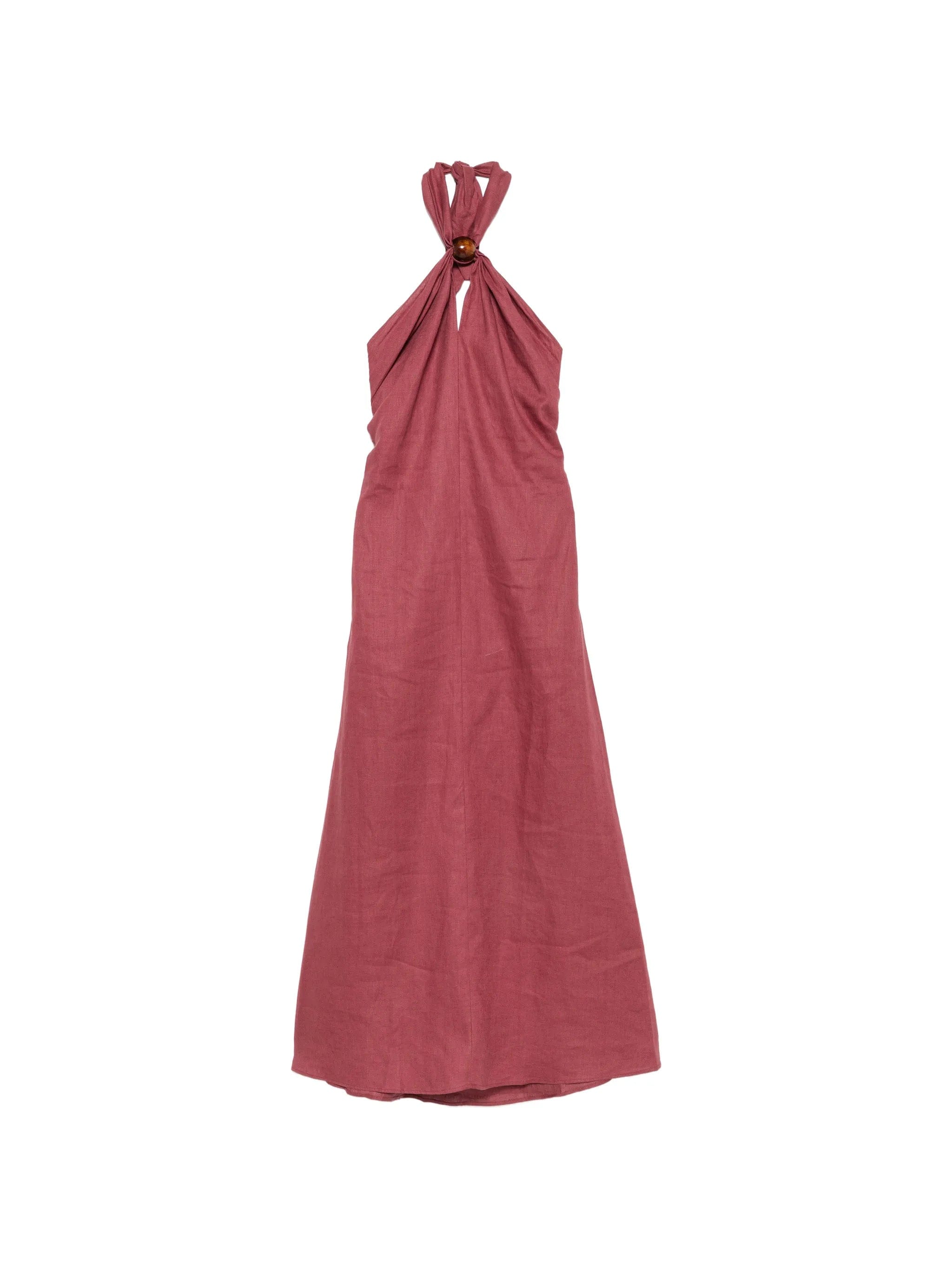 Faithfull Lourdes halterneck maxi dress